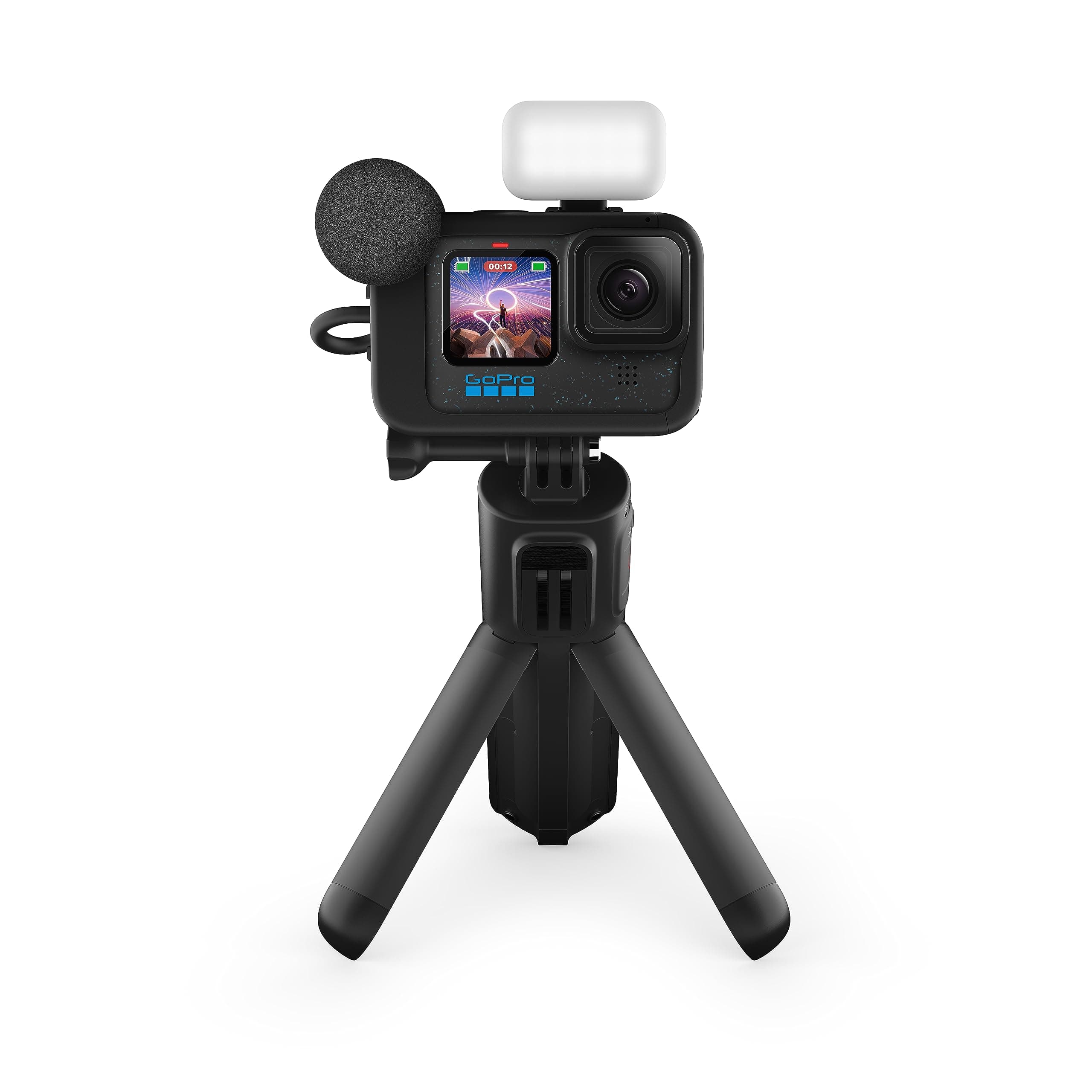 HERO12 Black Creator Edition - Includes HERO12 Black, Volta (Battery Grip, Tripod, Remote), Media Mod, Light Mod, Enduro Battery, and Carrying Case