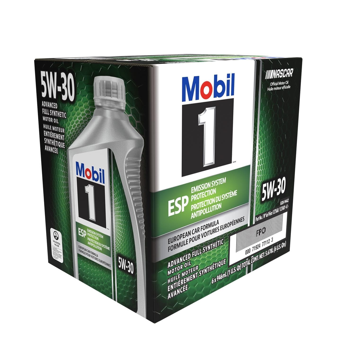 1 124044 ESP Formula Engine Oil 5W30 1 Quart Bottles Set of 6