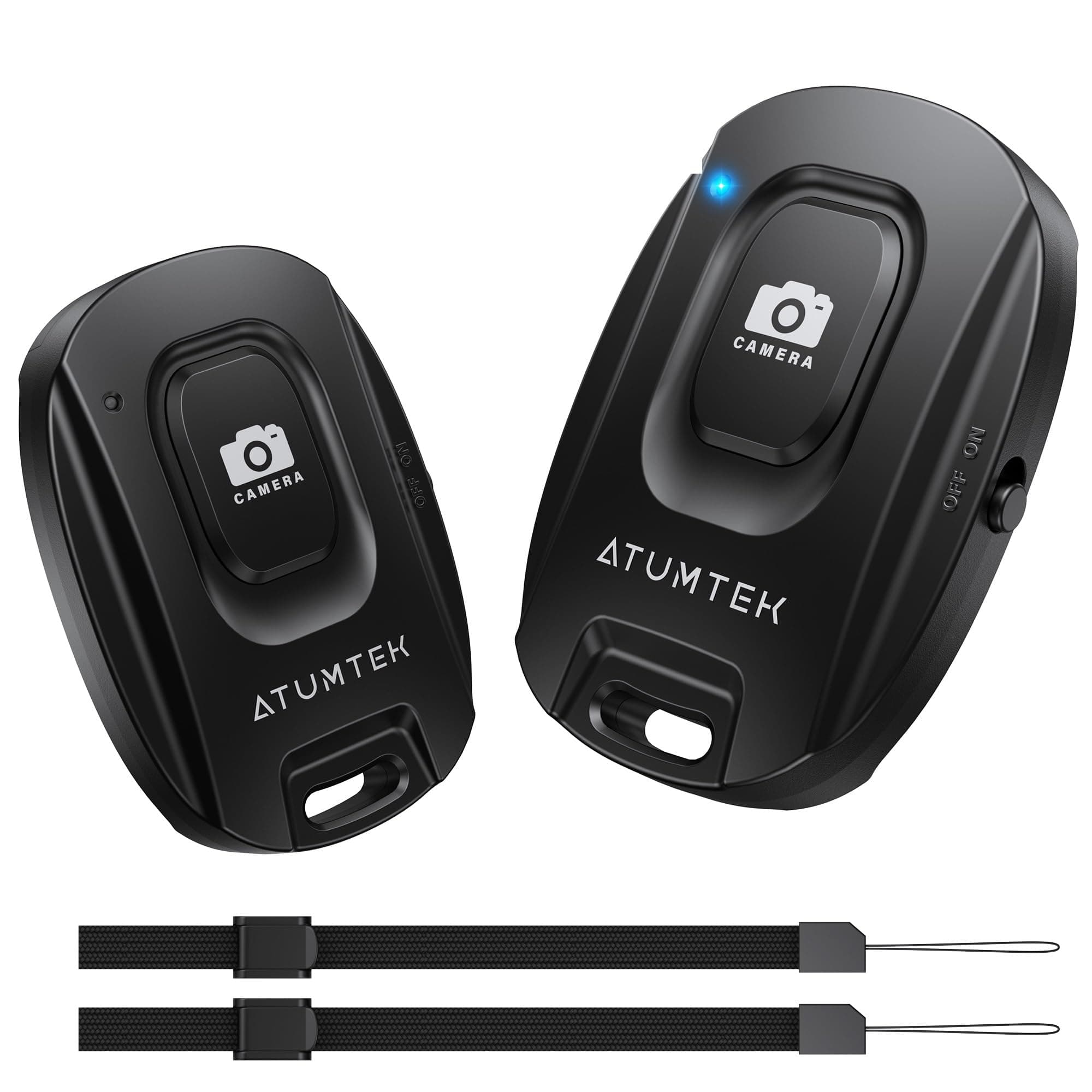 ATUMTEK Bluetooth Remote Control Shutter for Smartphones (2023 Winter Release) Wireless Selfie Remote Control for Smartphones - Convenient for Camera Shooting Smartphone with Bluetooth 5.2 Technology,