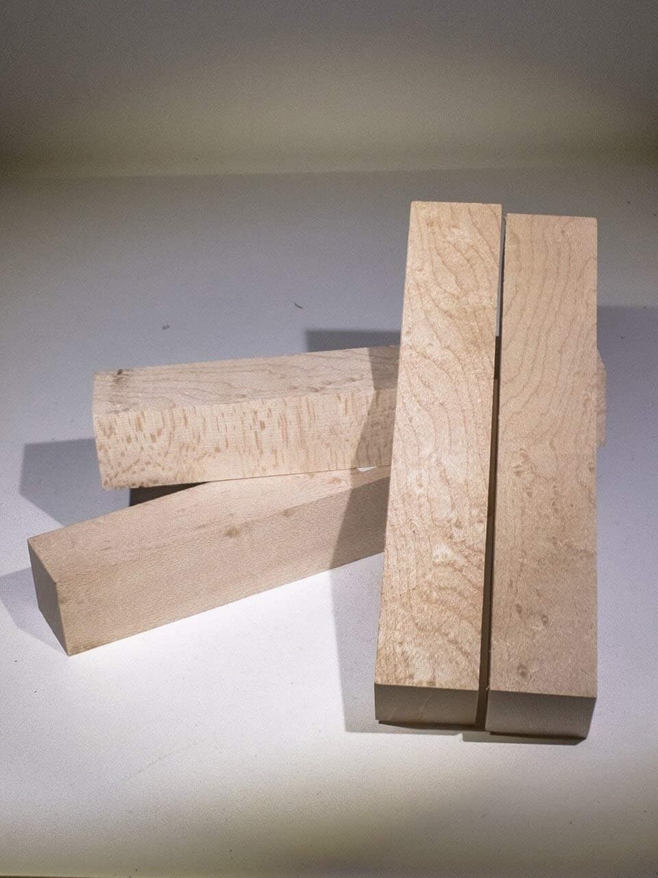Birdseye Maple 7/8 Inch Pen Blanks - 4 Pack