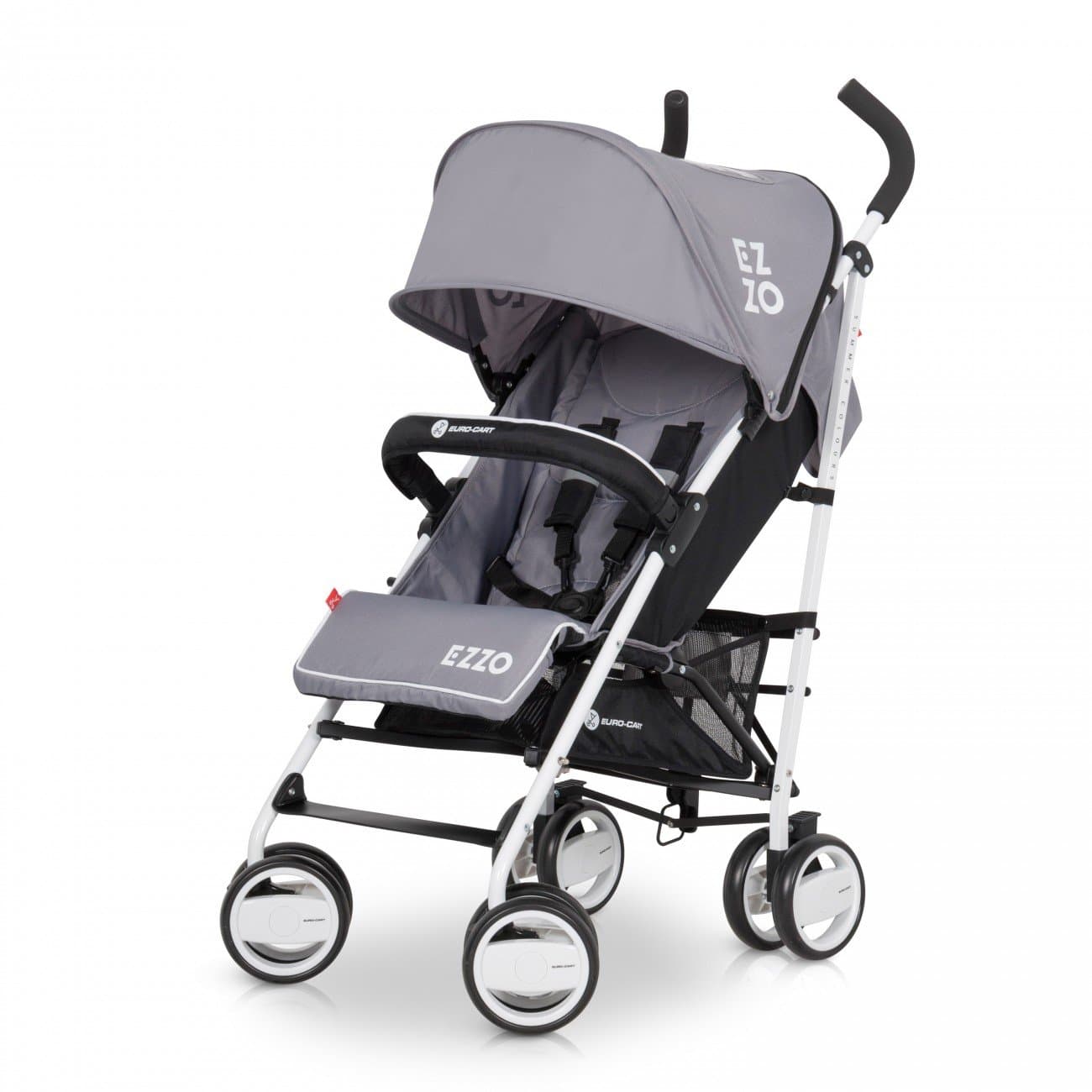 Baby Stroller Pram Ezzo High Class Aluminium Pushchair - Foldable, Colour Antracite