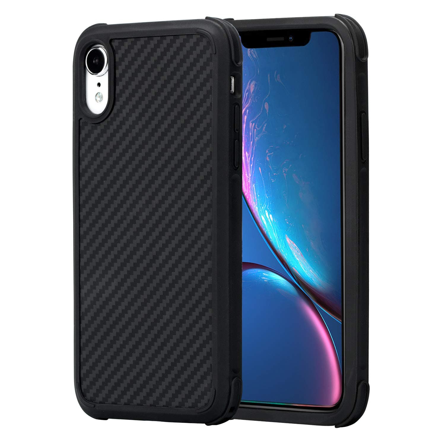 PITAKA  Protective  Case  for iPhone XR [MagEZ  Case  Pro] Military Drop Test Super Durable Shock Absorption Rugged Armor  Case  All-Round Protection