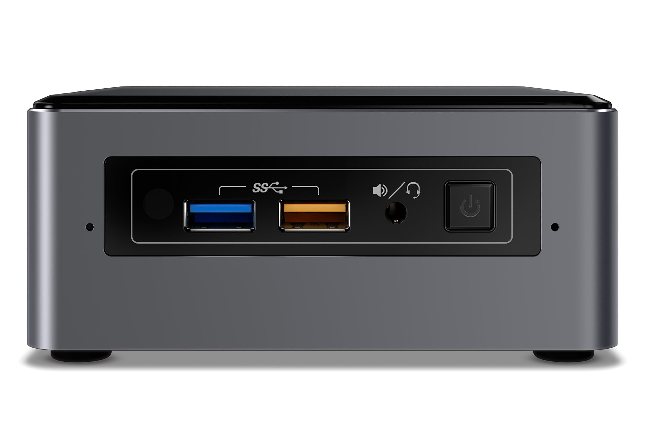 Intel NUC 7 Enthusiast A Mini PC with Windows 10 Intel Core i7 2TB HDD 32GB Optane Memory 8GB DDR4 Gunmetal (BOXNUC7i7BNHXG)