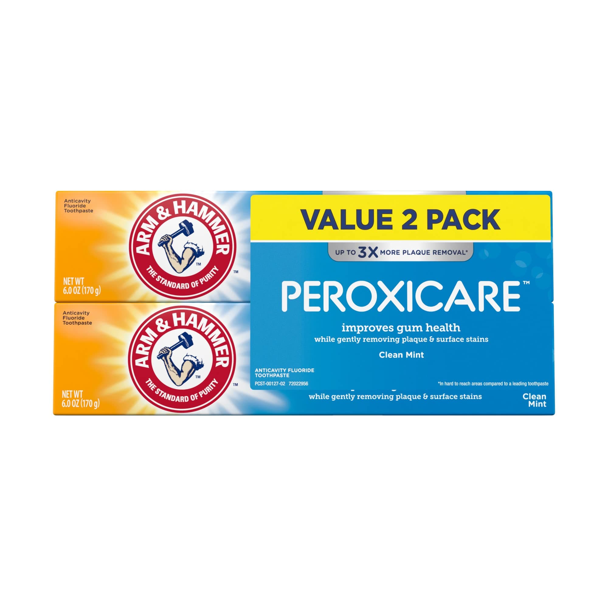 PeroxiCare Tartar Control Fluoride Toothpaste with Baking Soda & Peroxide-6 oz, 2 pk