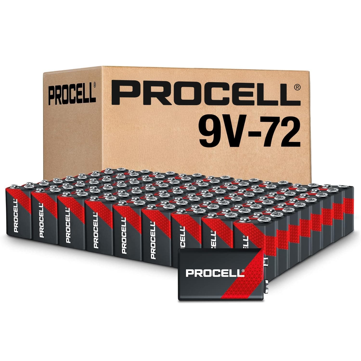 Procell 9V 72 Pack