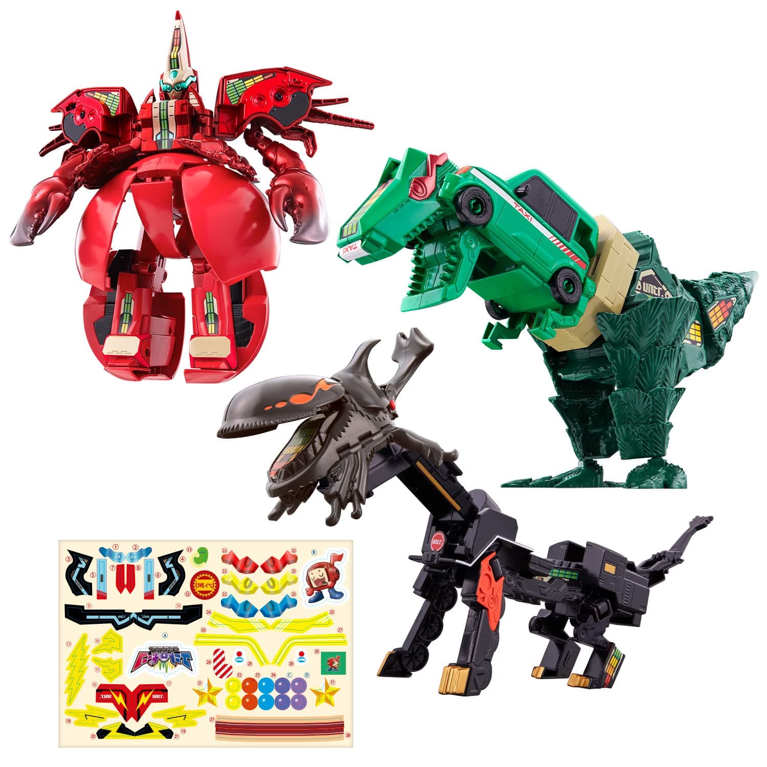 BANDAIUnitrobone Arienai Combined First Set - Transformable Robot Figures