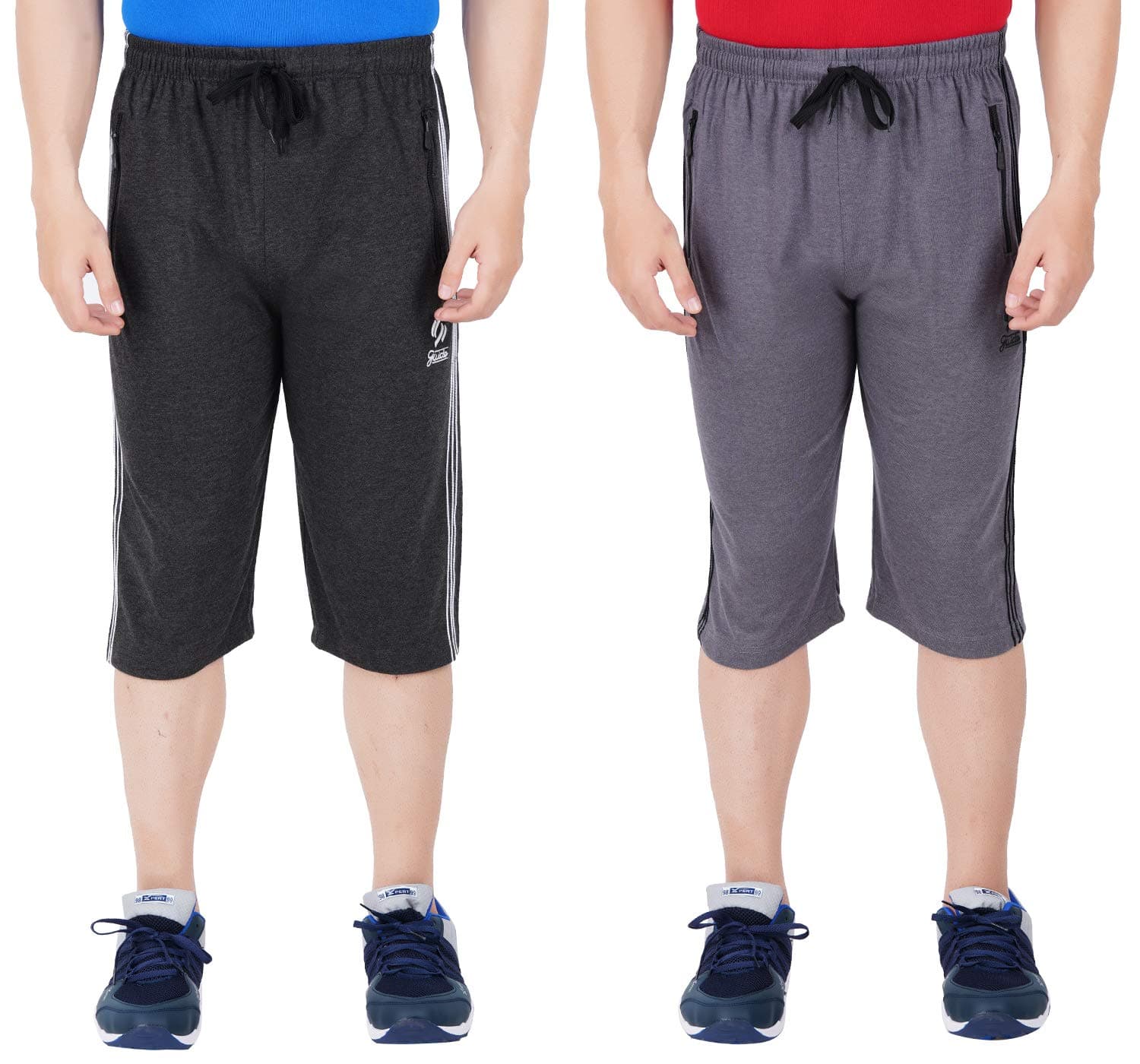 GUIDE Men's Regular Fit Three Fourth Capri