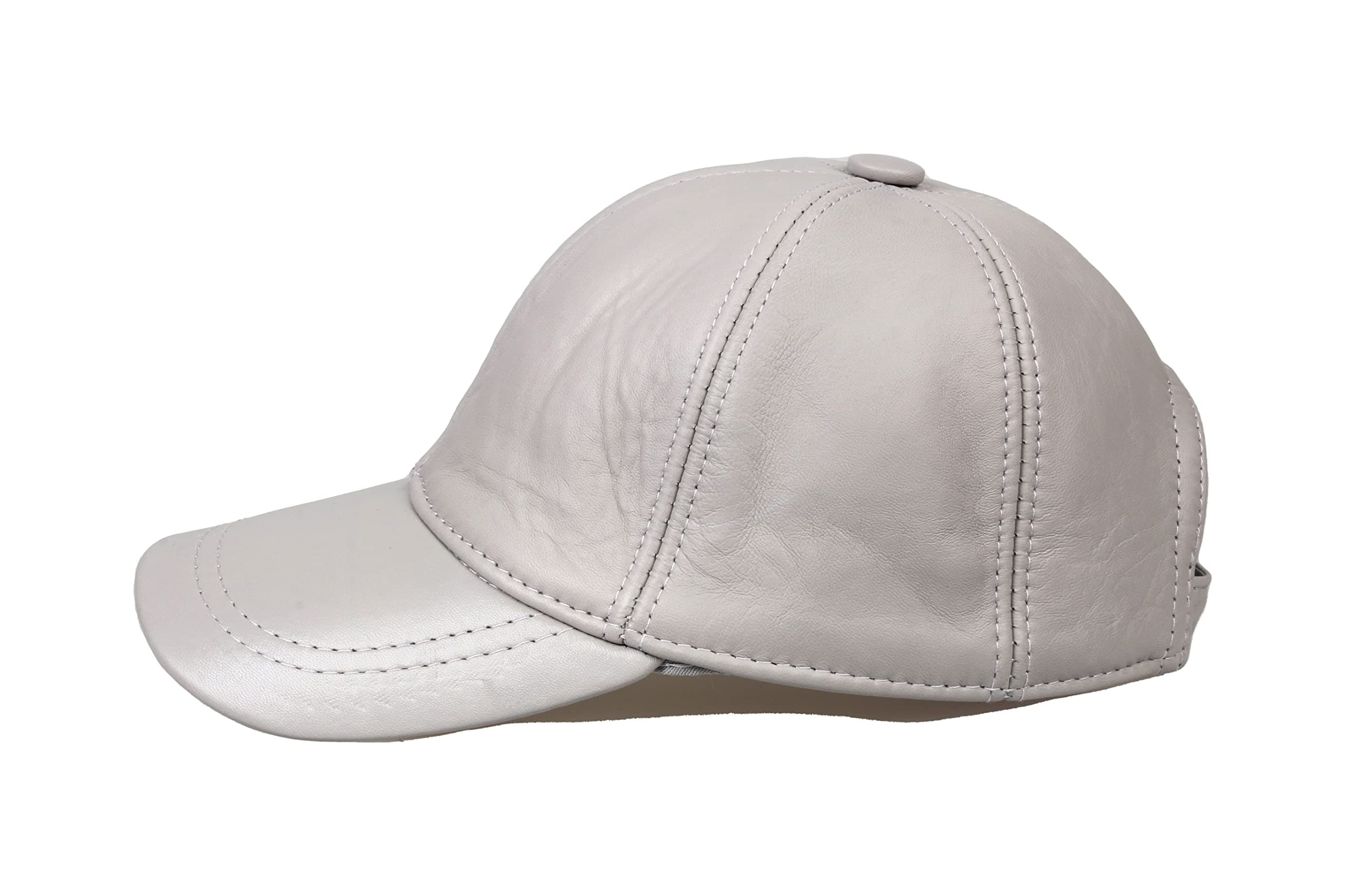 Genuine Leather Unisex Baseball Cap