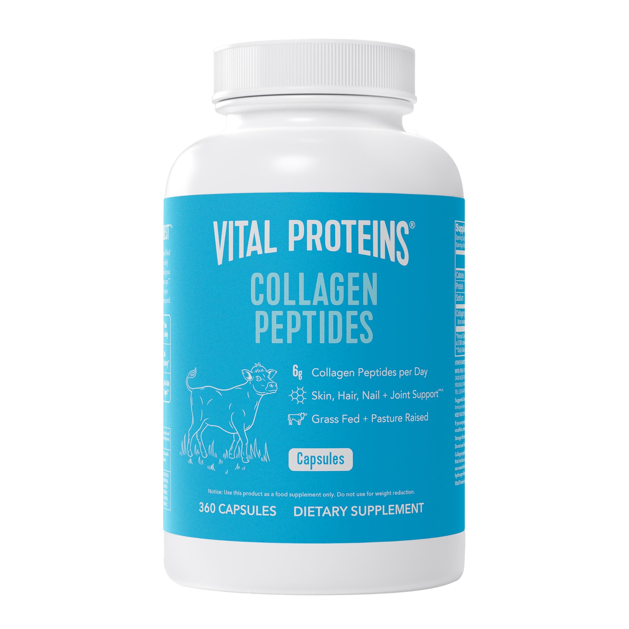 Collagen Peptides, 550 mg, 360 Capsules