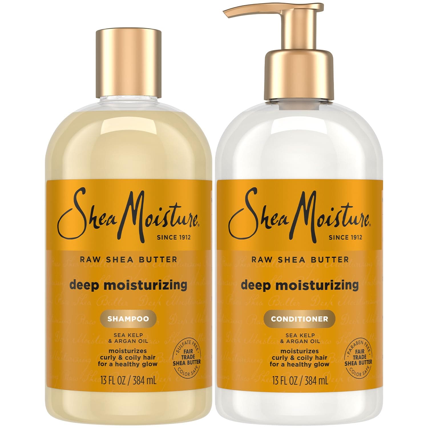 Raw Shea Butter Restorative Shampoo 13oz and Conditioner Bundle 13oz