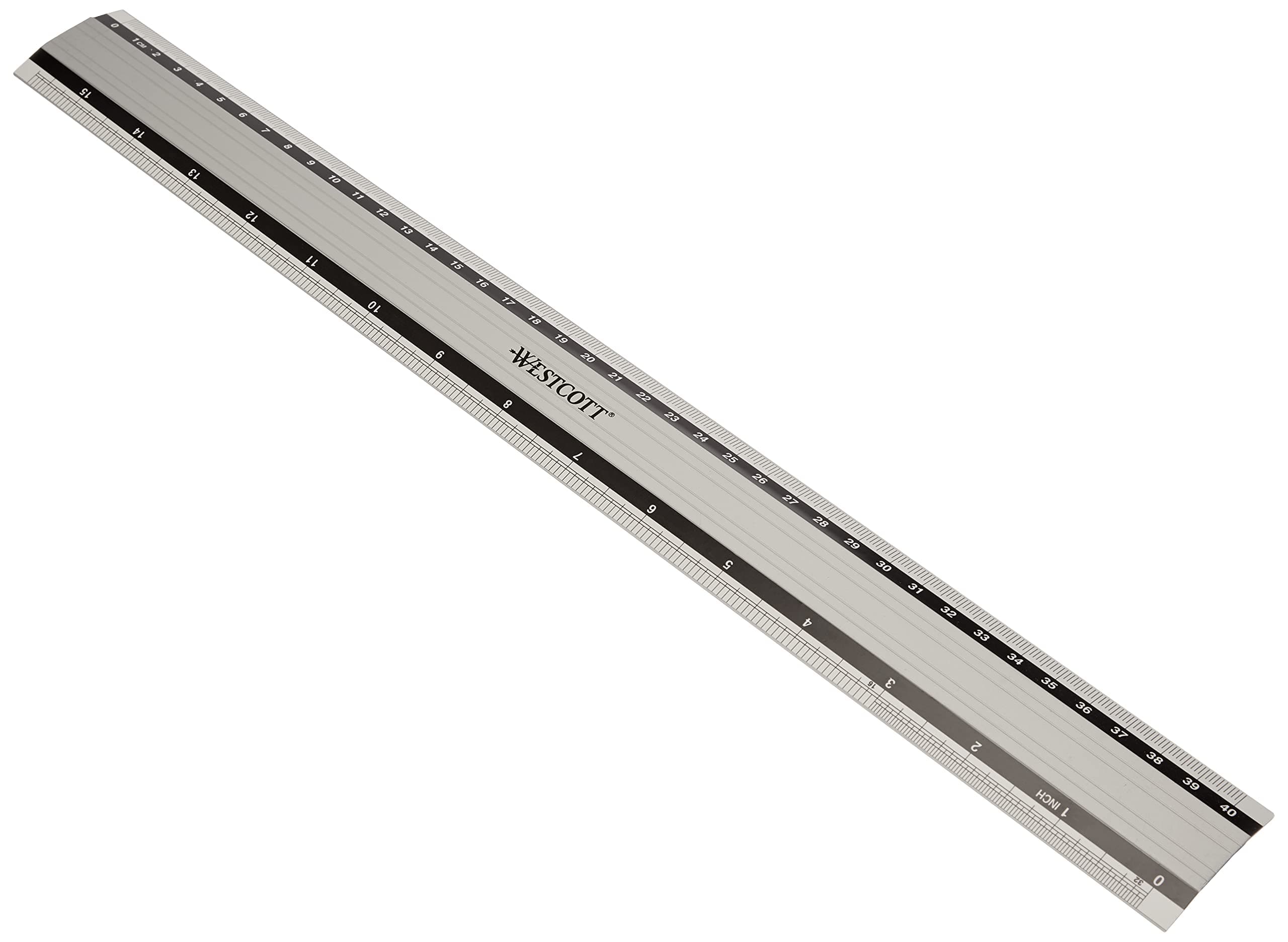 E-10192 00 16"/40cm Aluminum Ruler
