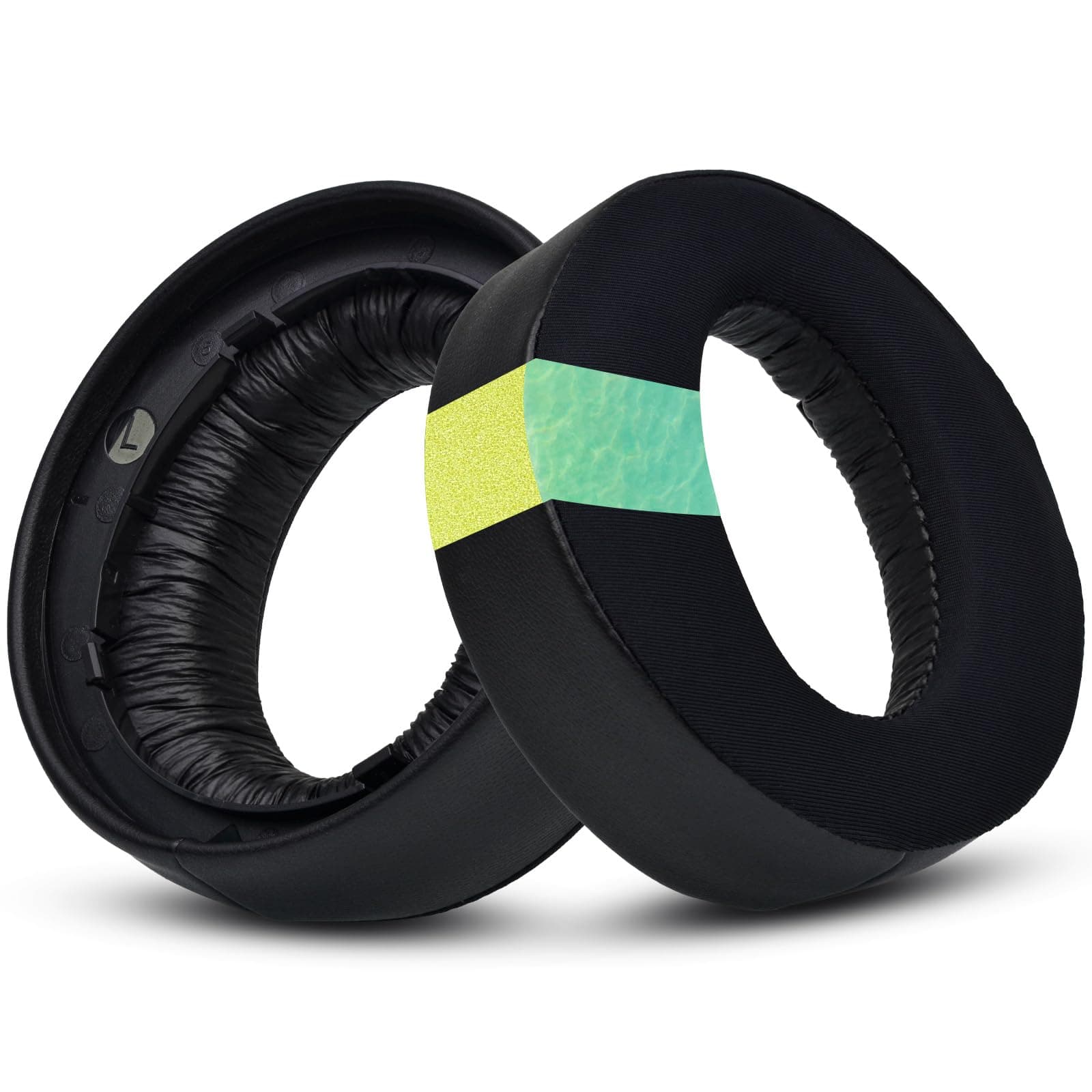 QKIIPEarpads Replacement for Sony Playstation Pulse 3D Wireless Headset PS5, Ear Pads Cushions with Noise Isolation Foam (Black (Memory Foam + Cooling Gel))