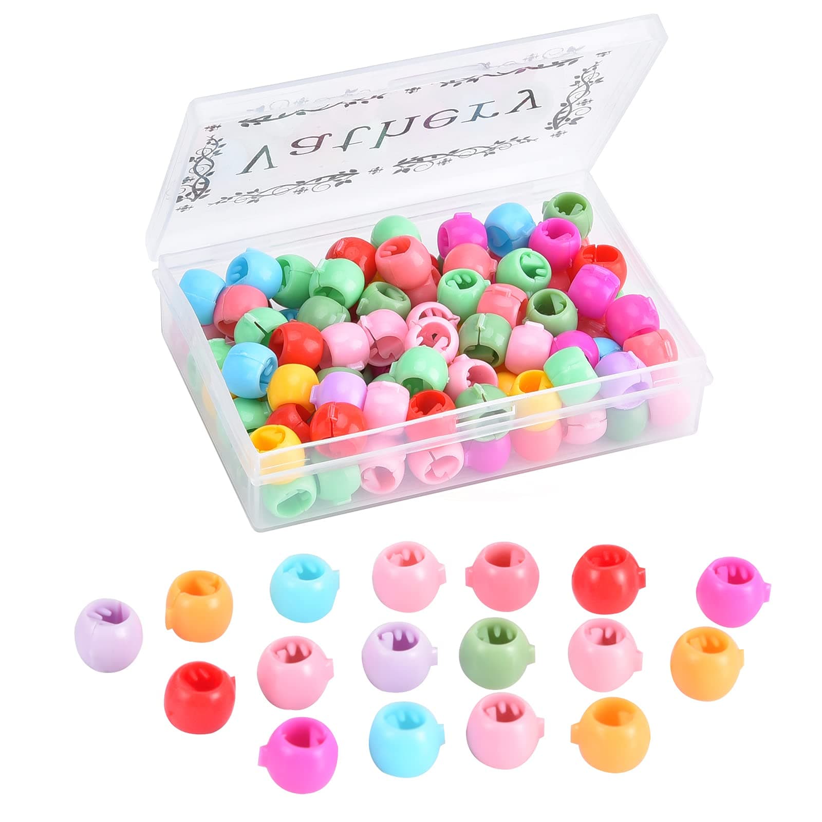 100 Pcs Mini Beads Hair Claw