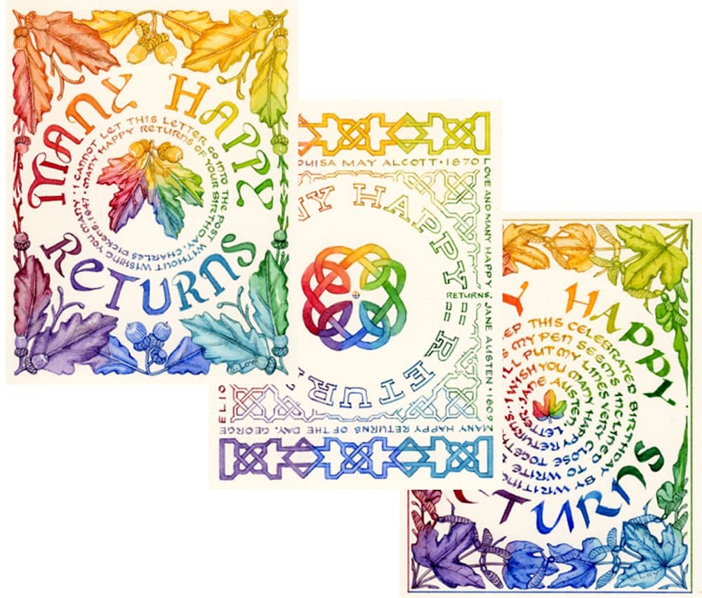 Literary Birthday Card Assortment