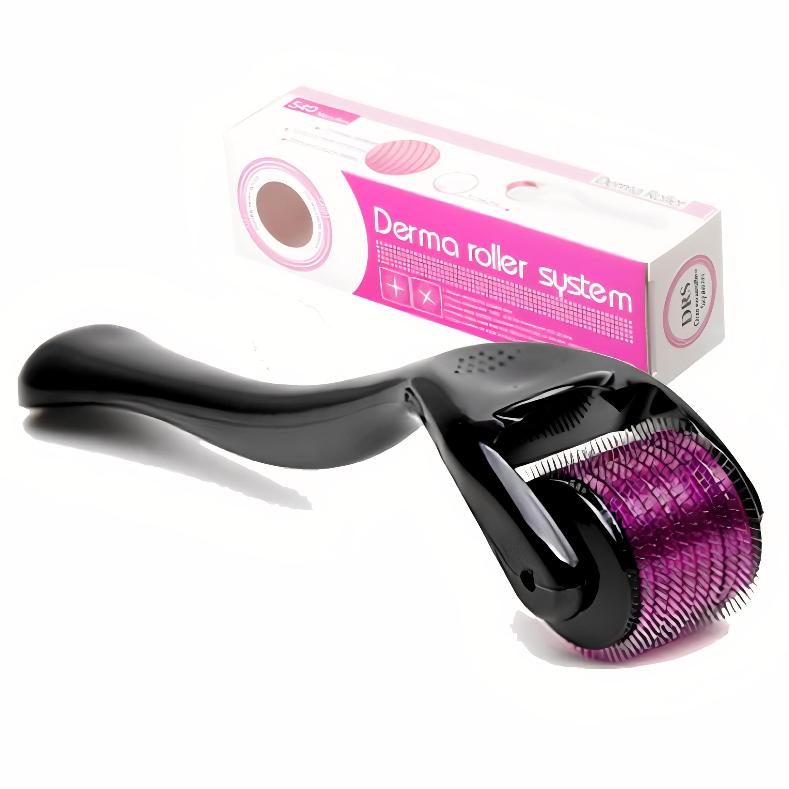 Derma Roller 540 Titanium Micro Needling for Face and Body-Face Roller for Skin Rejuvenation Anti Ageing Scar Acne marks Cellulite Treatment-Beard Roller for Hair Growth for Men and Women(1.0 MM)