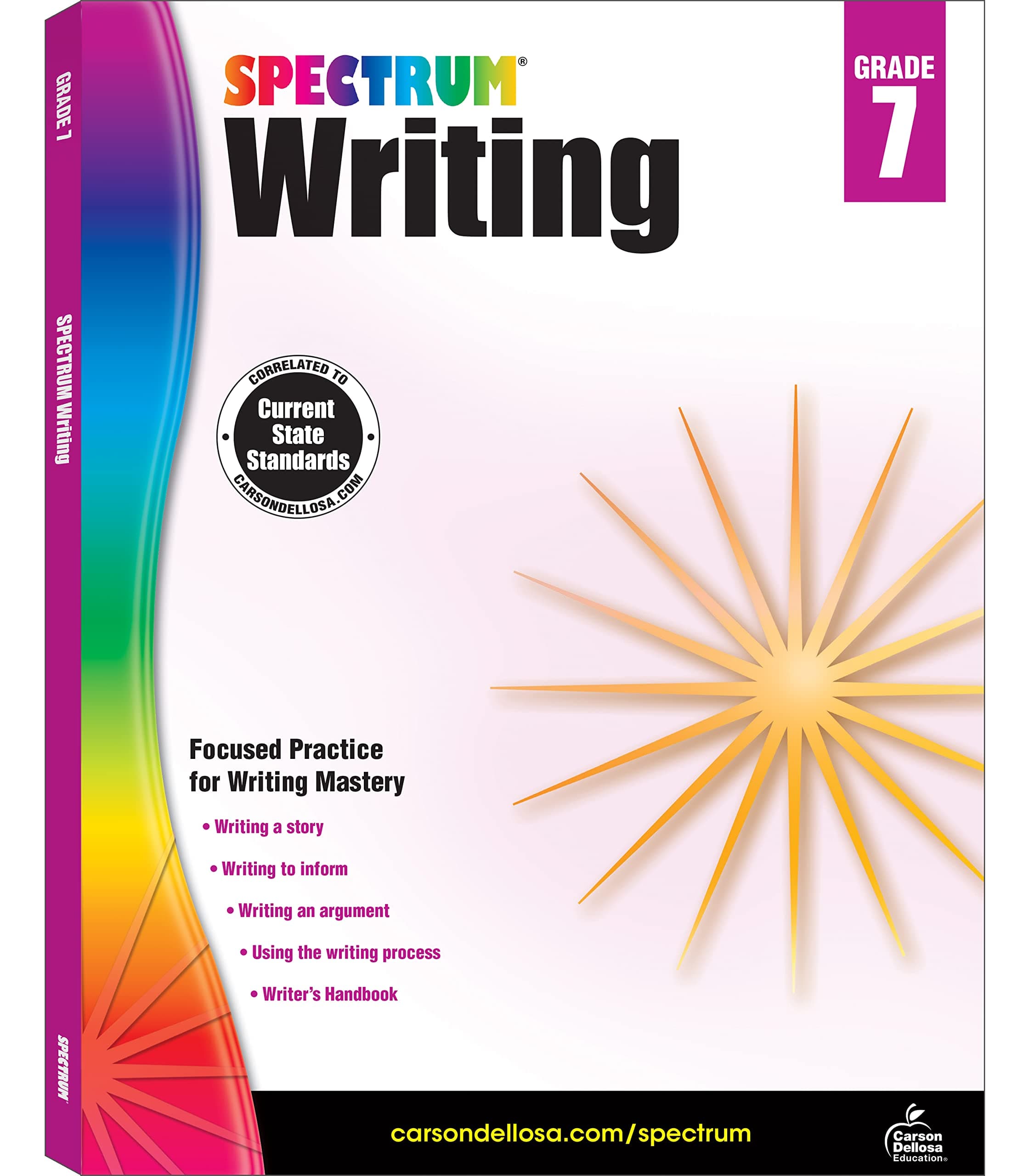 Spectrum Writing Workbook Grade 7 Paperback
