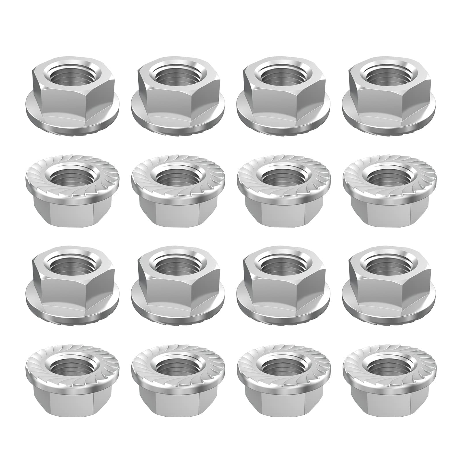 Alpha Rider 16 PCS Locking Lug Nuts For Yamaha Blaster, Banshee, Raptor, Warrior and YFZ450