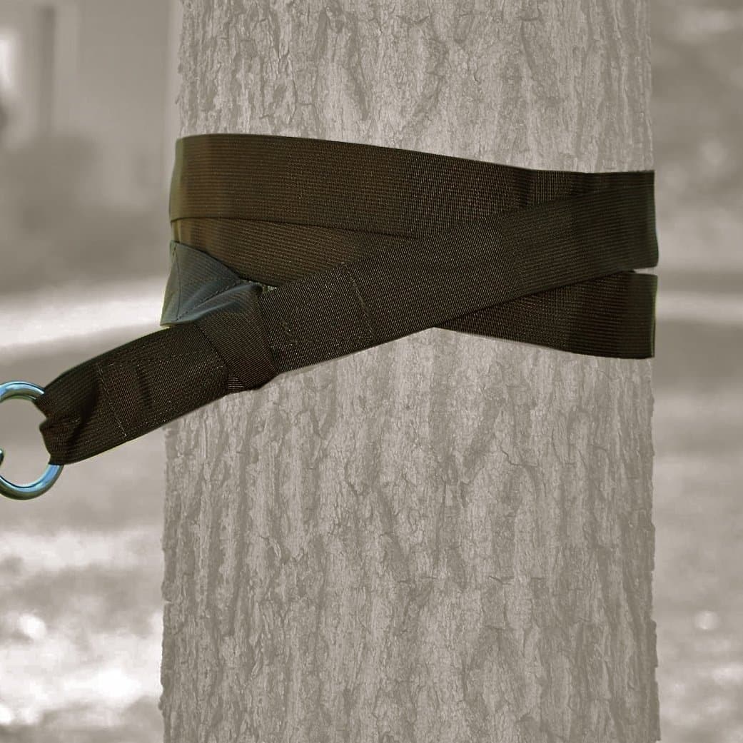 Hammock Tree Straps: by Hammock Time (TM) Pair of Non-Stretch Weather Resistant Polyester Hammock Straps 10' Feet Long and 2" Wide w/ 2 Free High Strength Carabiners