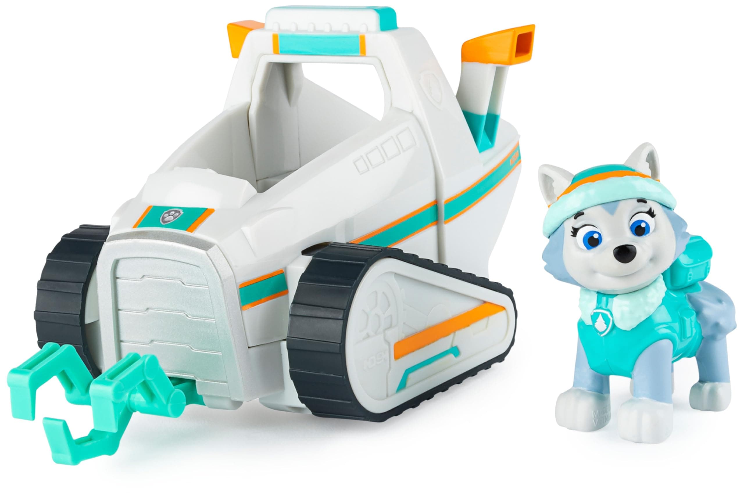 Paw Patrol, Everest’s Snow Plough Vehicle with Collectible Figure, for Kids Aged 3 and Up