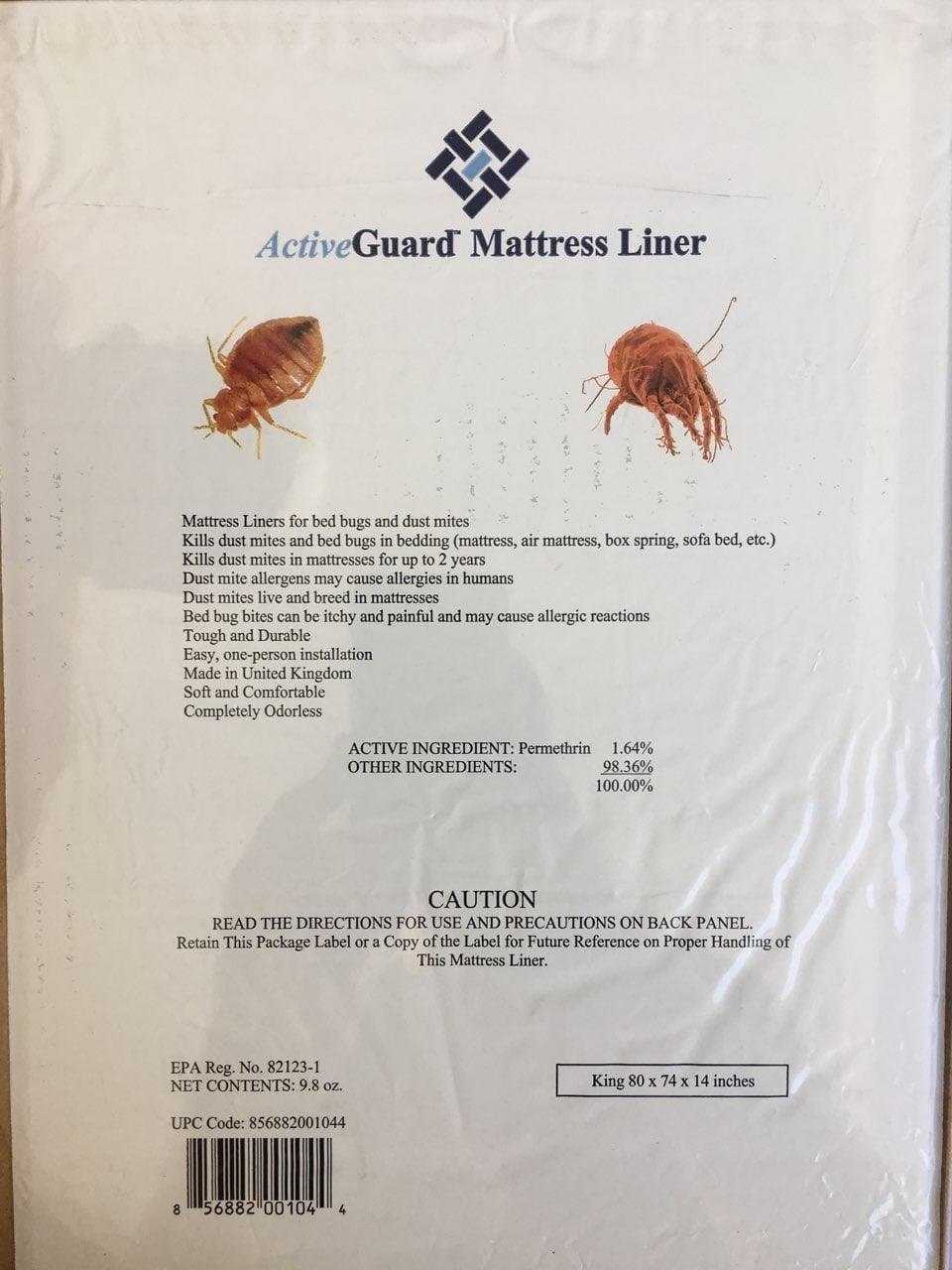 Mattress Liner Bed Bug (King)