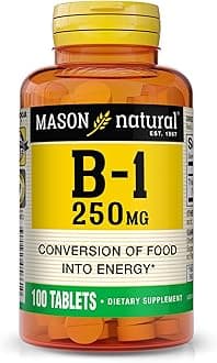 Mason Natural Vitamin B-1,250 mg, 100 Tablets