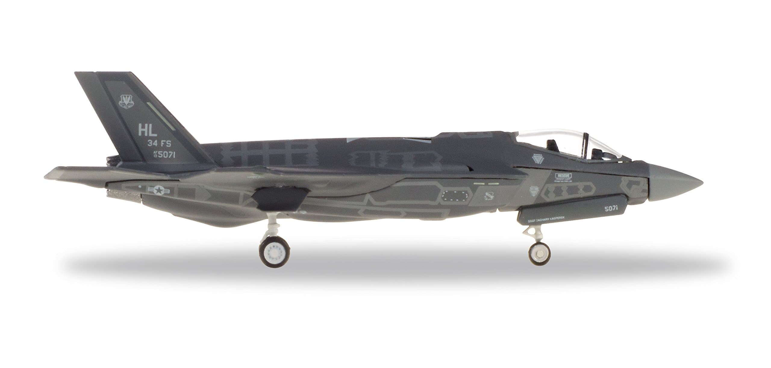 Herpa U.S. Air Force Lockheed Martin F-35A Lightning II - 34th FS Rude Rams, 388th FW, Hill AFB 13-5071
