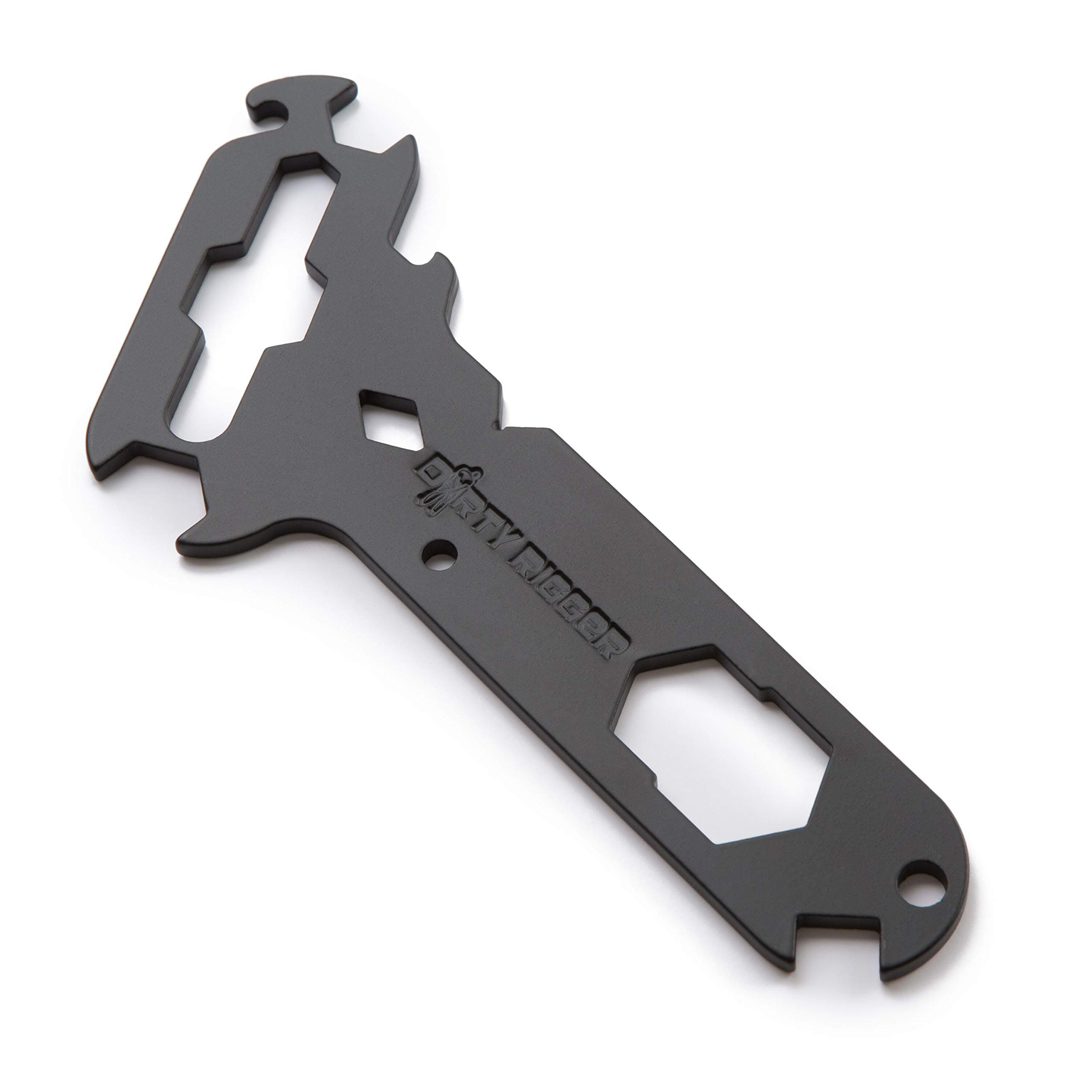 Dirty Rigger DTY-MULTITOOL Black Multitool With 14-In-1 Separate Rigger Tools Including Wing Nut Spanner