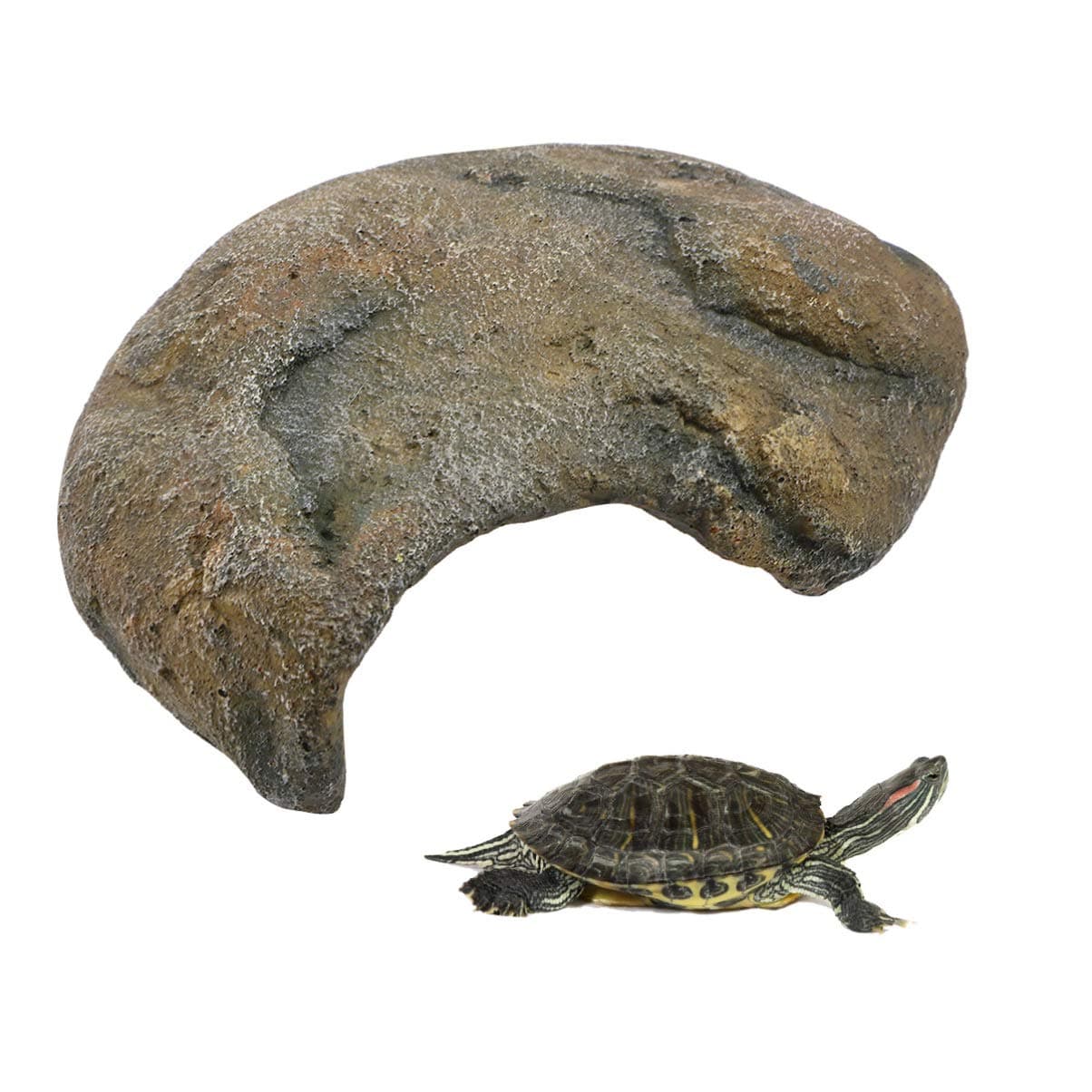 1pc Reptile Reptivite Turtle Shell Cave Turtle Shell Resin Pet Snake Water Turtle