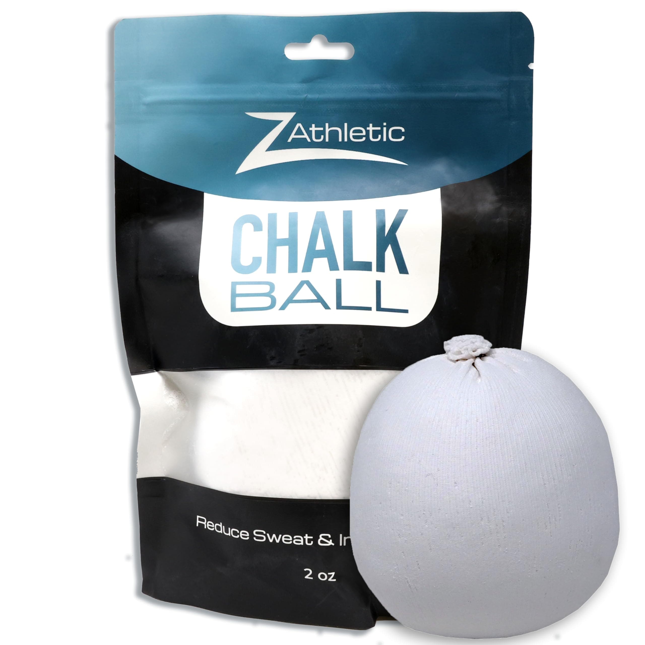 Z Athletic Gym Chalk Ball for Rock Climbing, Gymnastics, and Weightlifting