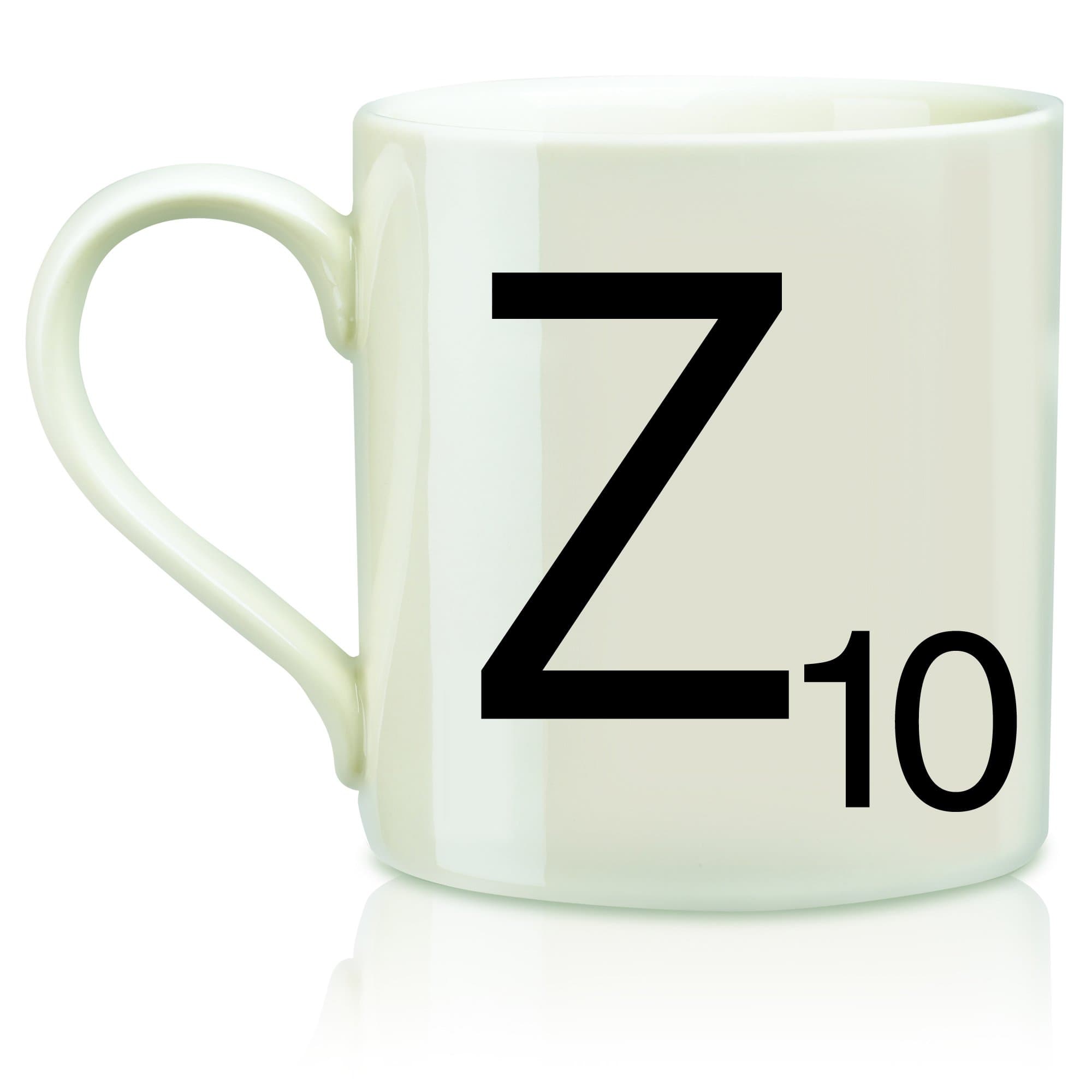 SCRABBLE Vintage Ceramic Letter"Z" Tile Coffee Mug