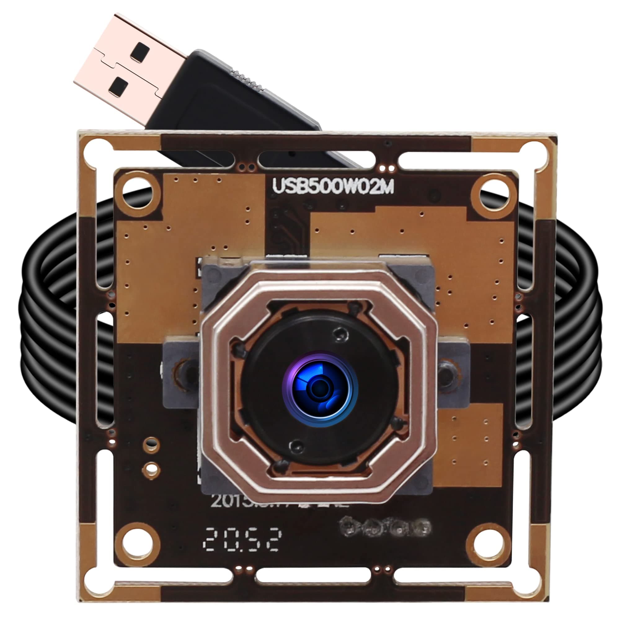 5mp Autofocus USB Camera for Computer and Raspberry Pi OV5640 USB2.0 Lightburn Laser Engraver Camera Module Smart Embedded Video Webcam Board,3.3ft/1m Cable for PC, Laptop, Jetson Nano