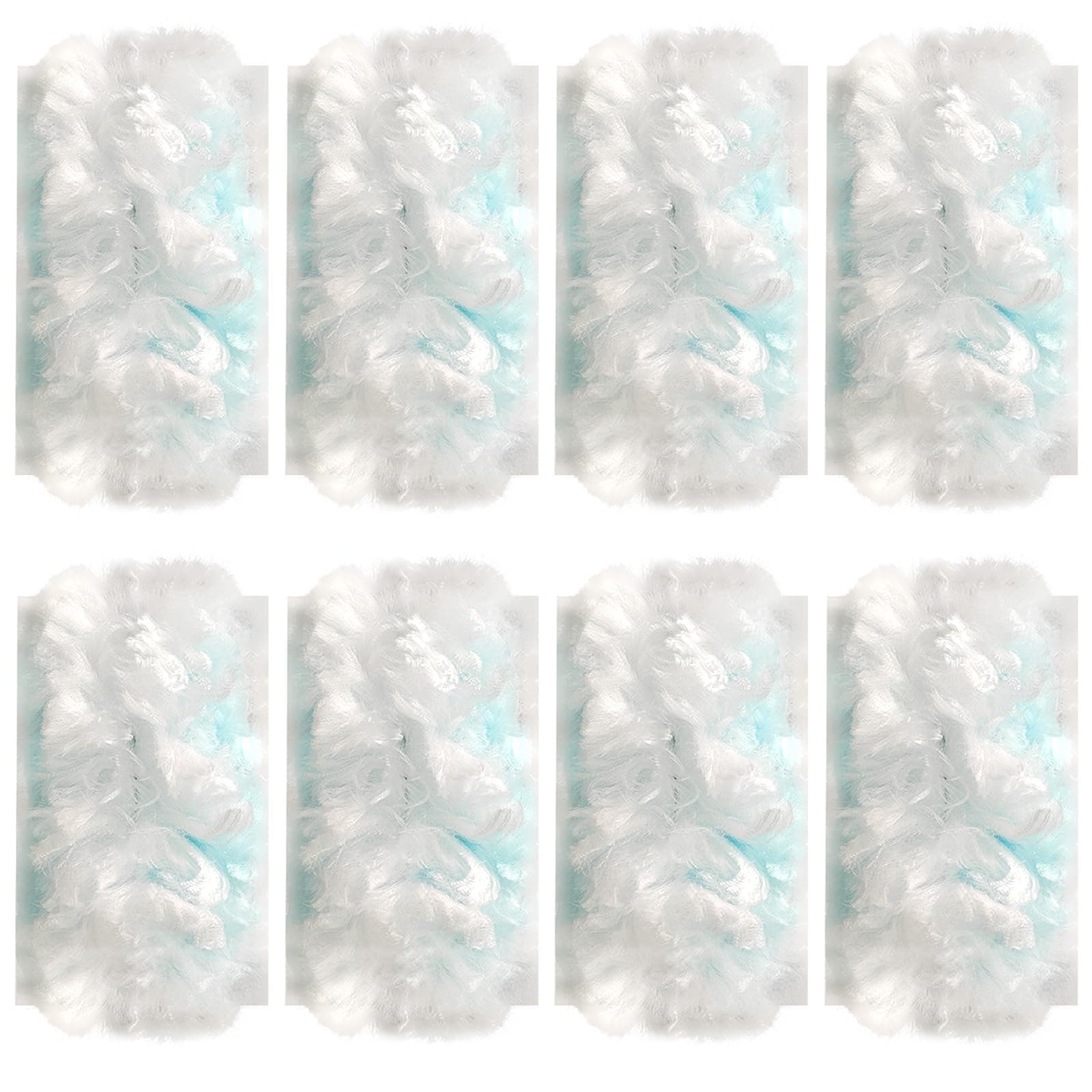 60 Pack Disposable Duster Refills Electrostatic Fluffy for Cleaning, Duster Removal Brush Disposable Replacement Head, Multi Surface Refills for Dusting Electronics Blinds Ceiling Fans Furniture