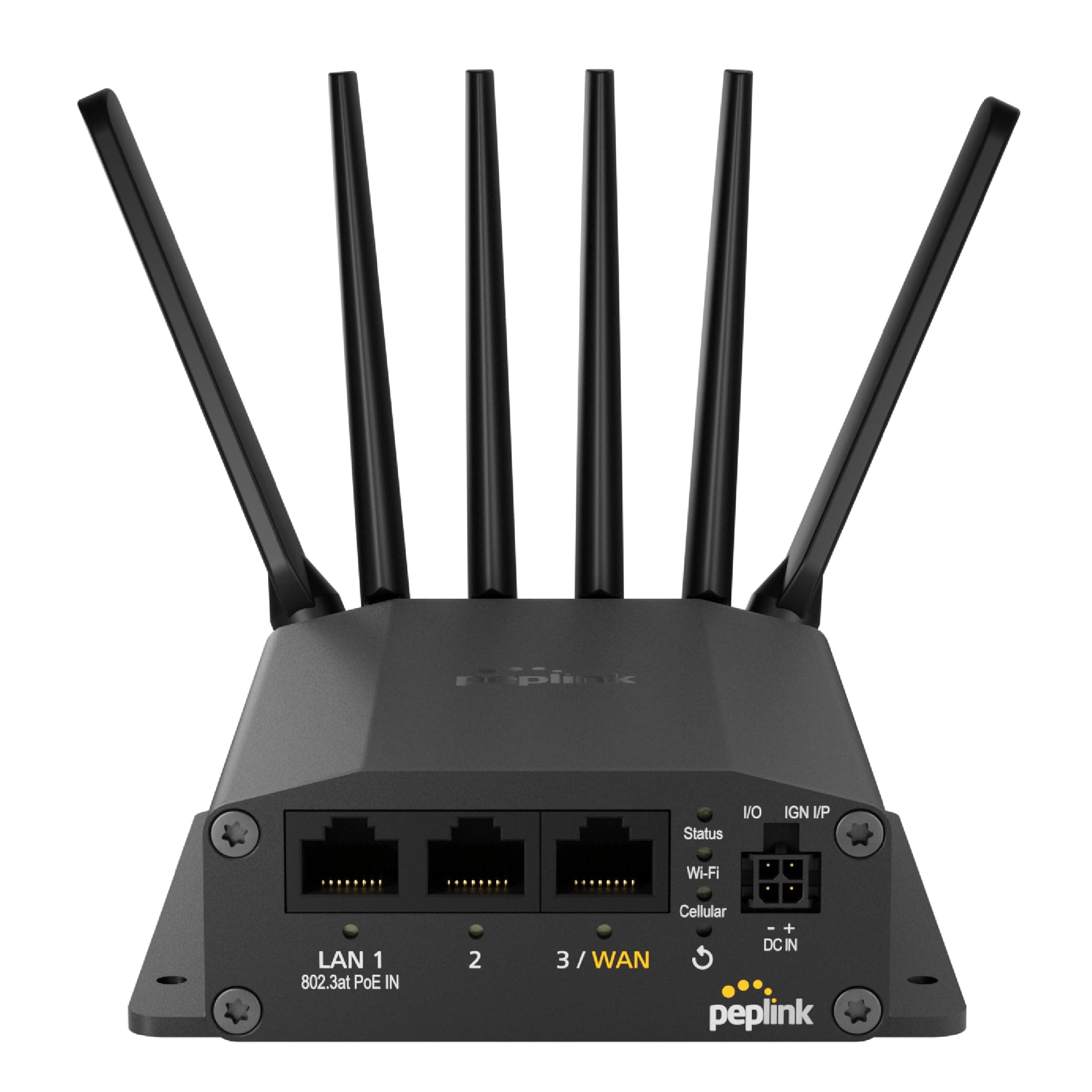 Cellular Router MAX BR1 Mini - 5G Router 5G/LTE Cellular Modem 3 Ethernet LAN Connections (no WiFi/GPS) Redundant SIM Slots, Built-in eSIM Upgradeable to Dual WAN VPN Capable