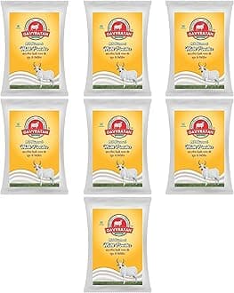 - Pure & Premium Skimmed Milk Powder with Extra Protein 500Gm | Perfect for Making Tea & Coffee (Pack of 7)