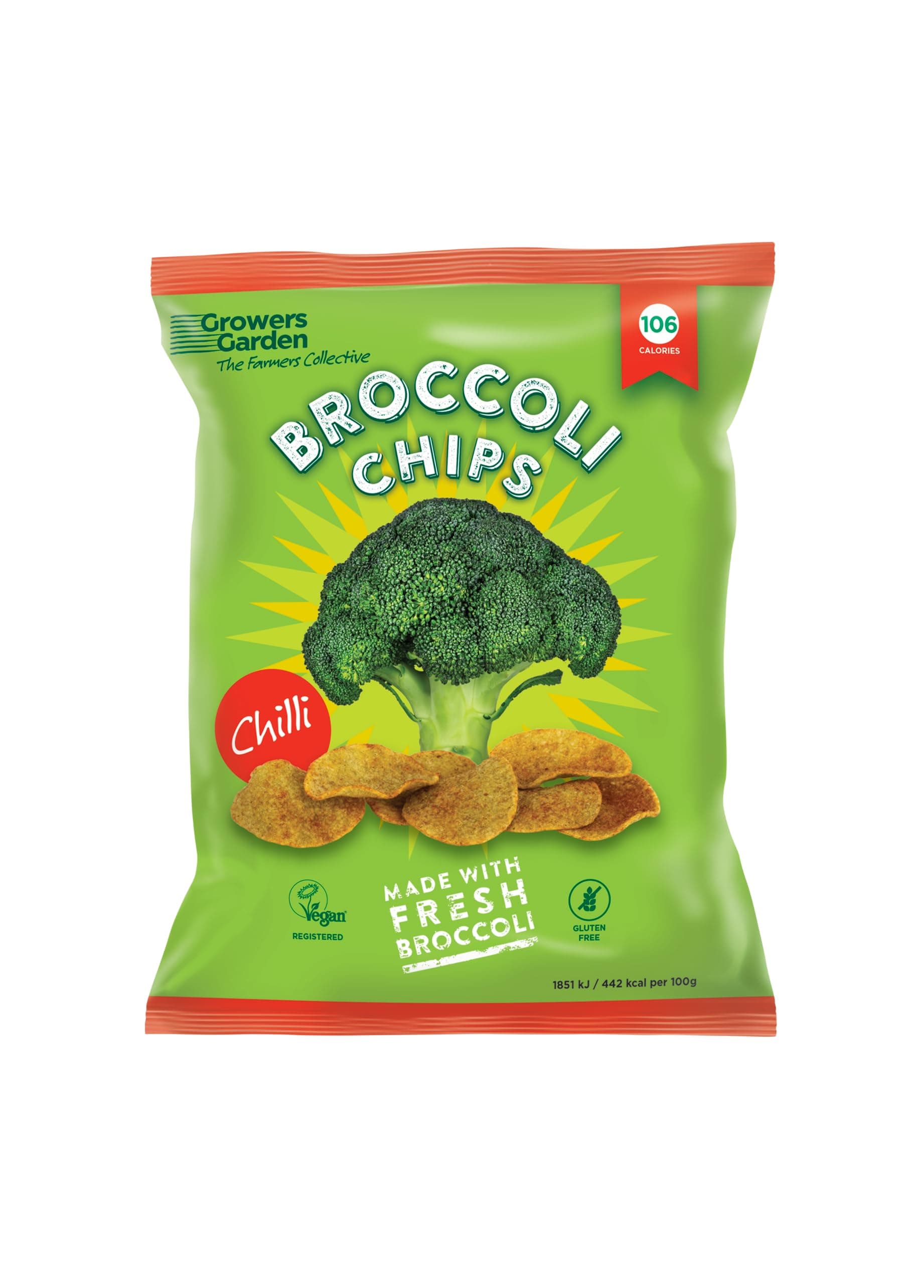 Growers Garden Chilli Broccoli Crisps