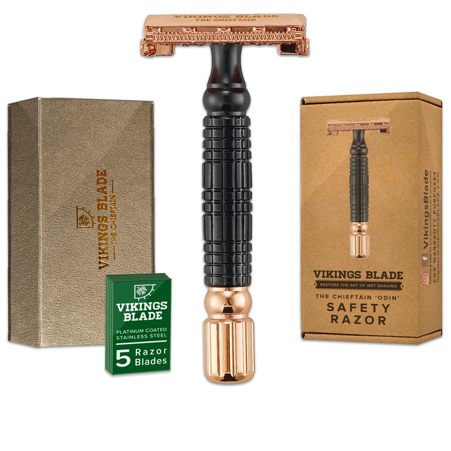 The Chieftain Safety Razor (Odin Edition)