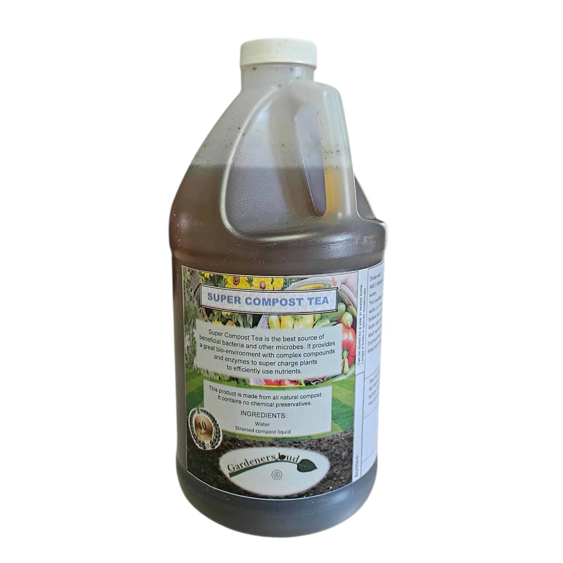 Super Compost Tea_P (64 oz - 1/2 Gallon) Natural and Organic for Plant Food, Nutrient, Fertilizer and Growth Efficiency