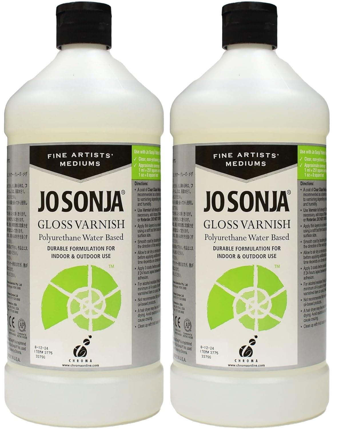 Polyurethane Varnish Gloss - 32oz Bottle - Two Pack