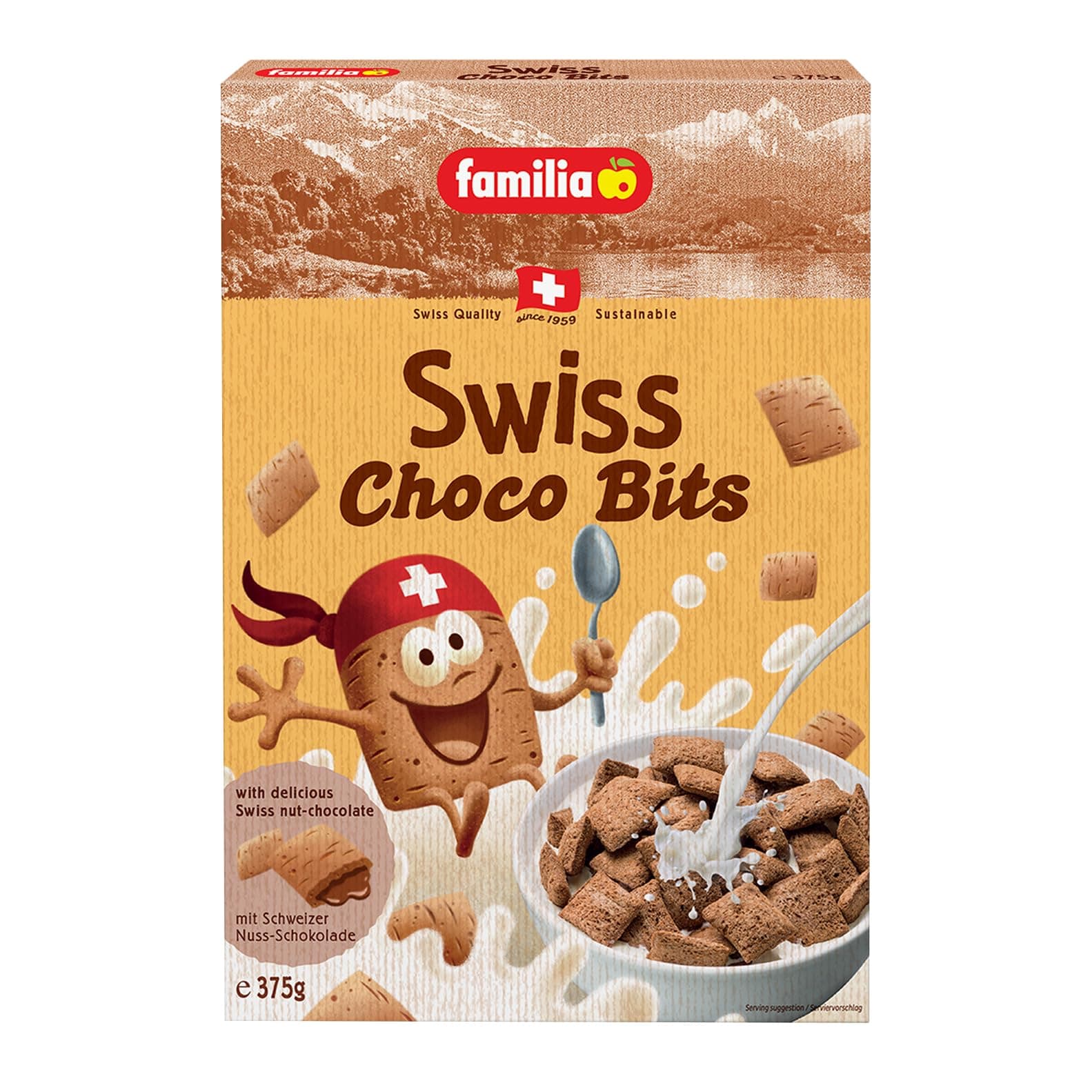Swiss Choco Bits 375 Grams (Pack of 1)