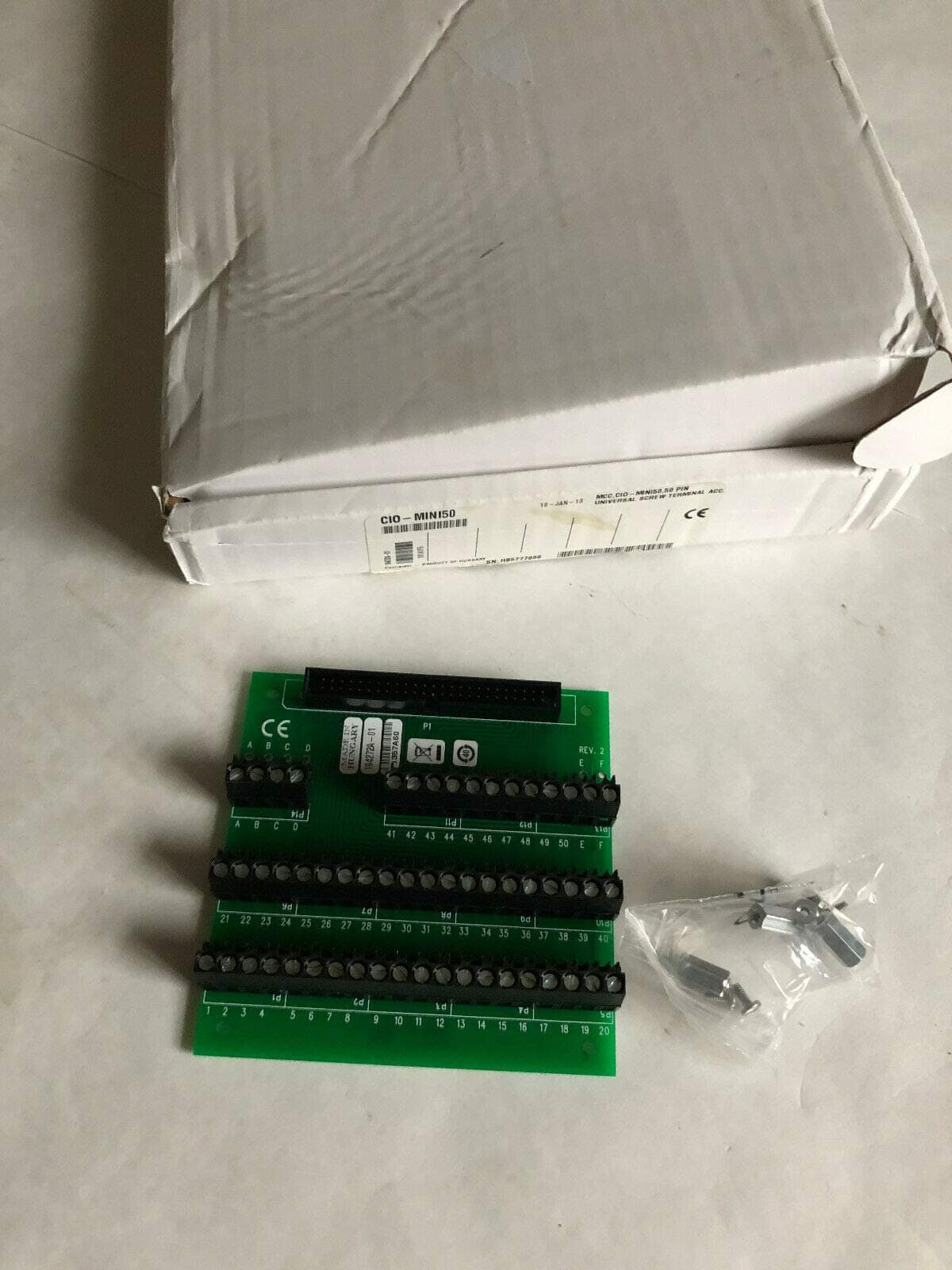 NEW MEASUREMENT COMPUTING 194272A-01 CIO-MINI50 BREAKOUT BOARD 50-PIN BS