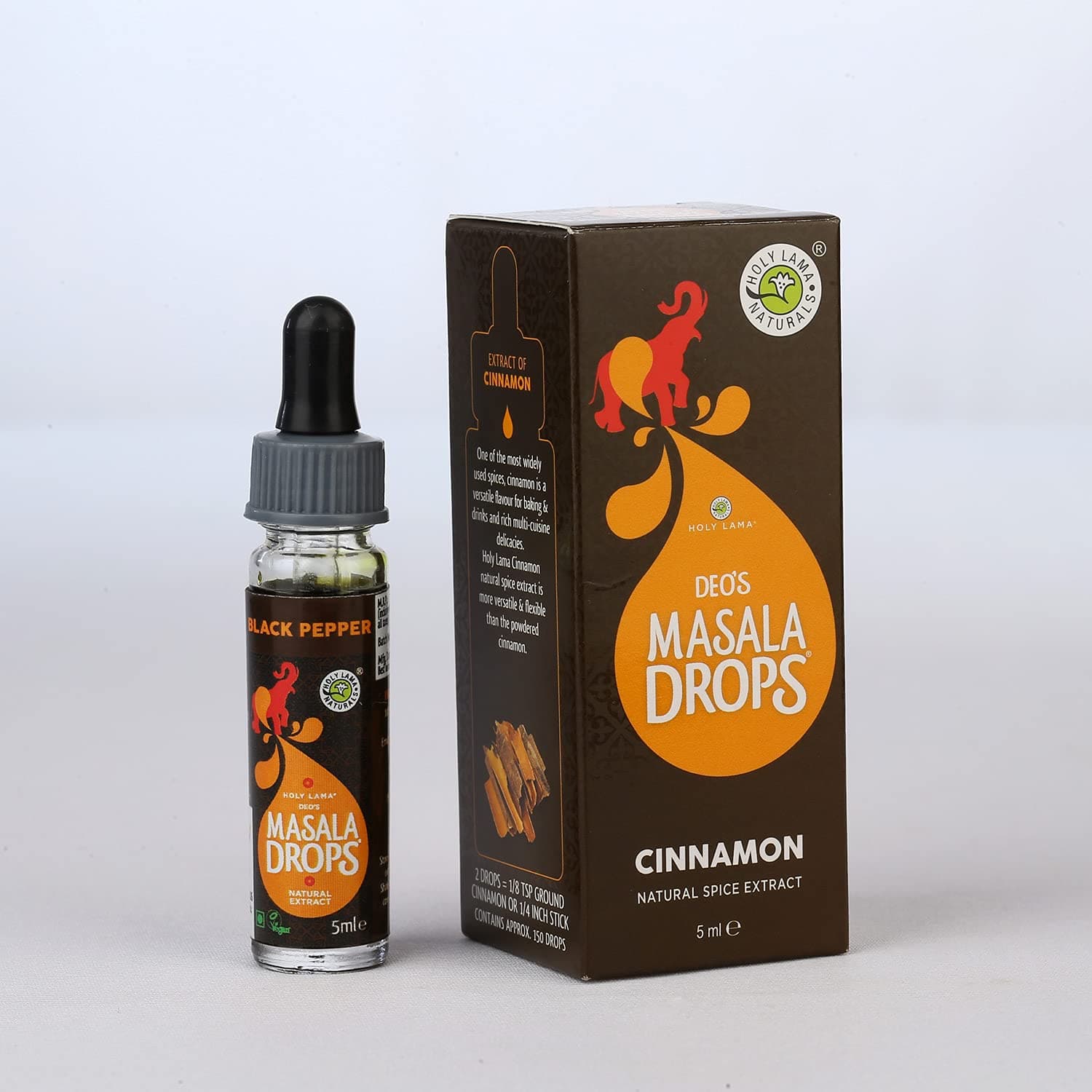 Holy Lama Naturals Deo's Masala Drops Cinnamon Spice Extract 5ml
