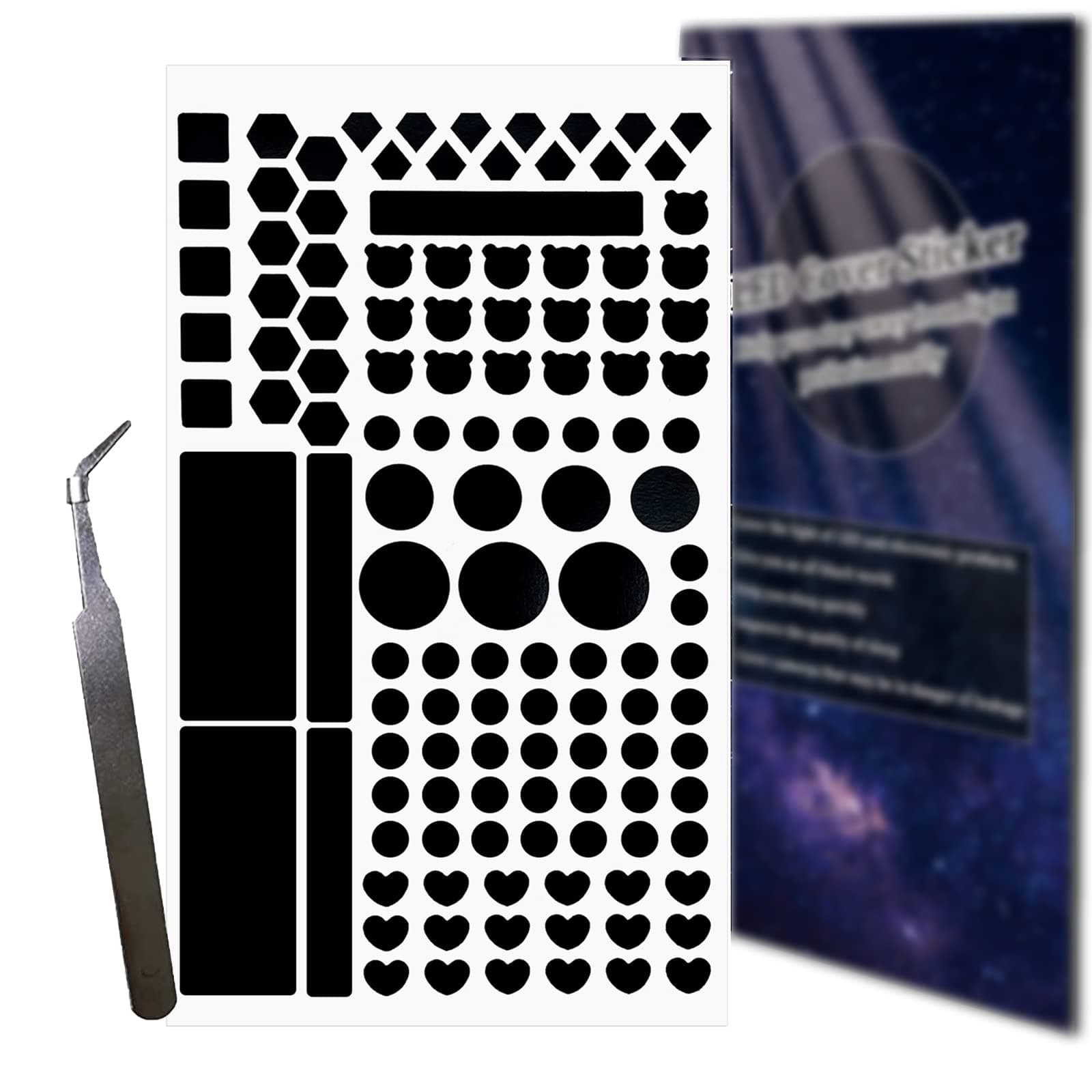 Birllaid Light Blocking Stickers, LED Covers for Routers, Clocks and Electrical Appliances