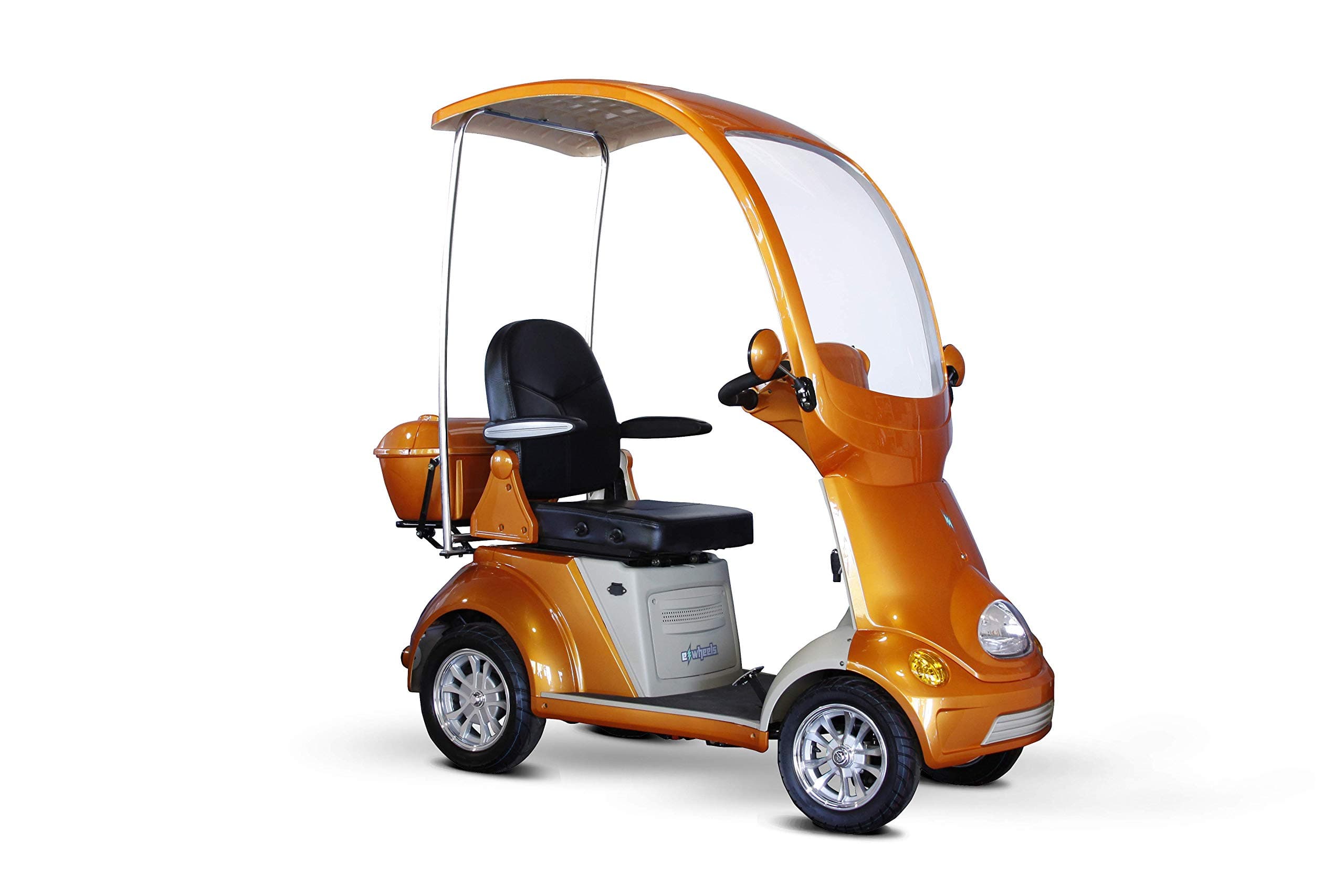 E-Wheels EW-54 4-Wheel Buggie Electric Mobility Scooter - Orange