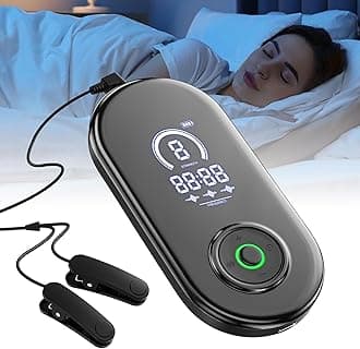 Advanced Sleep Aid Device with Ear Clips to Achieve Deep Restful Sleep