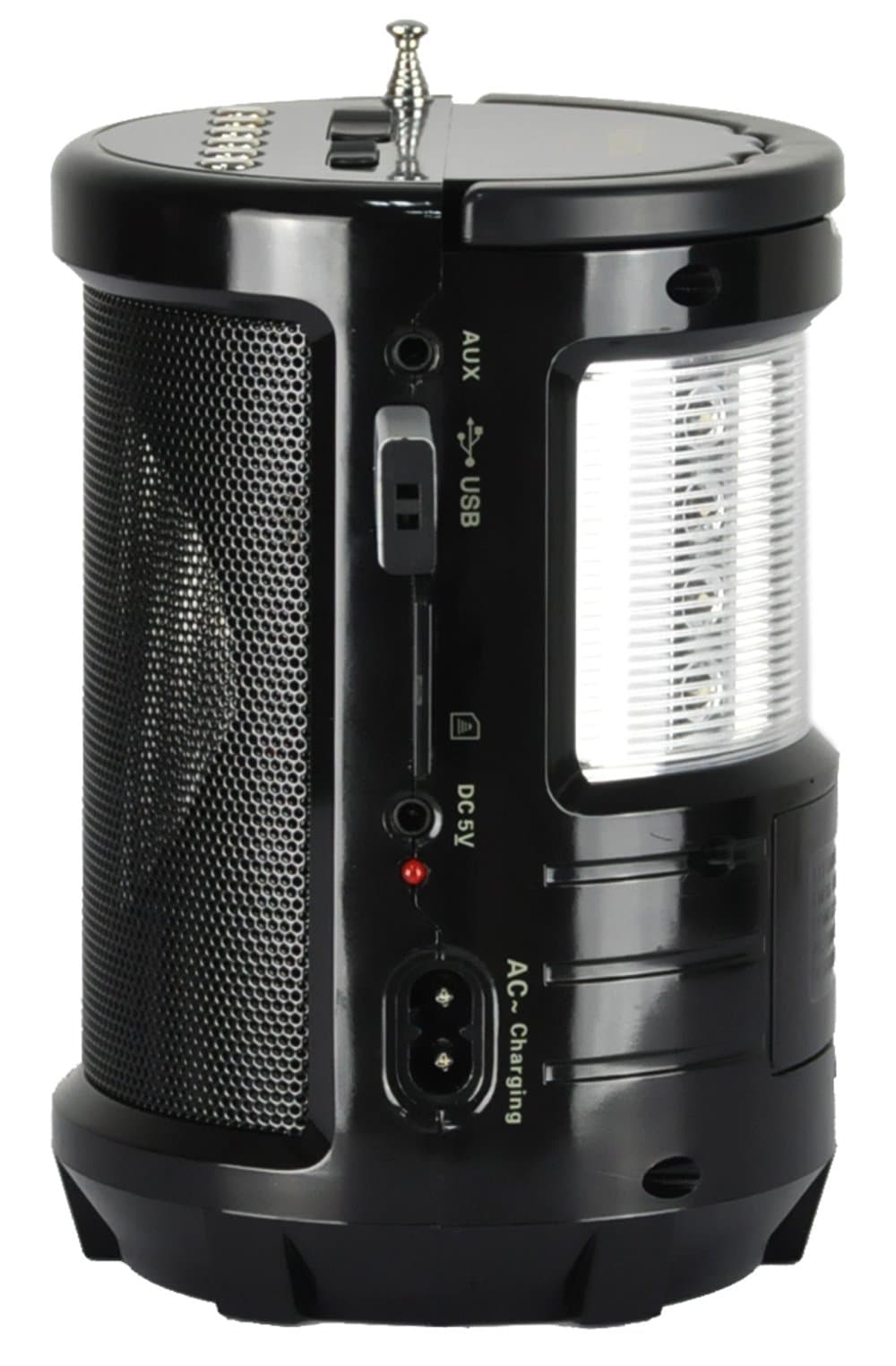 QFX R-60USR FM Radio Built-In LED Flashlight