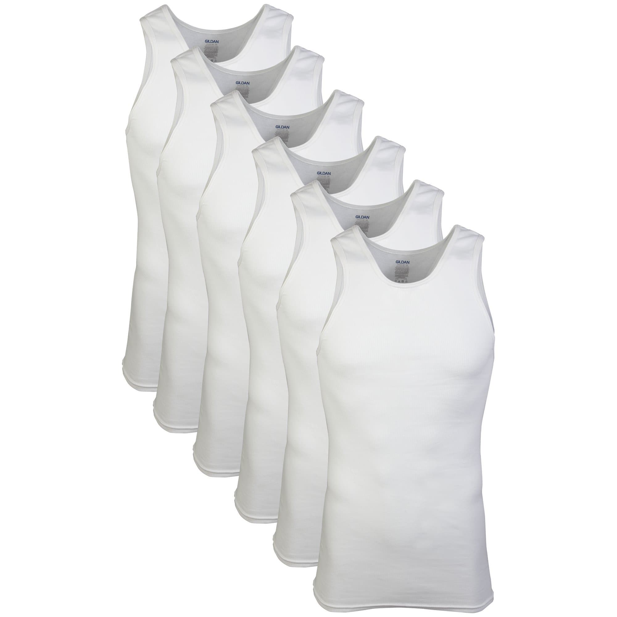 Gildan Men's A-Shirts Tanks Multipack