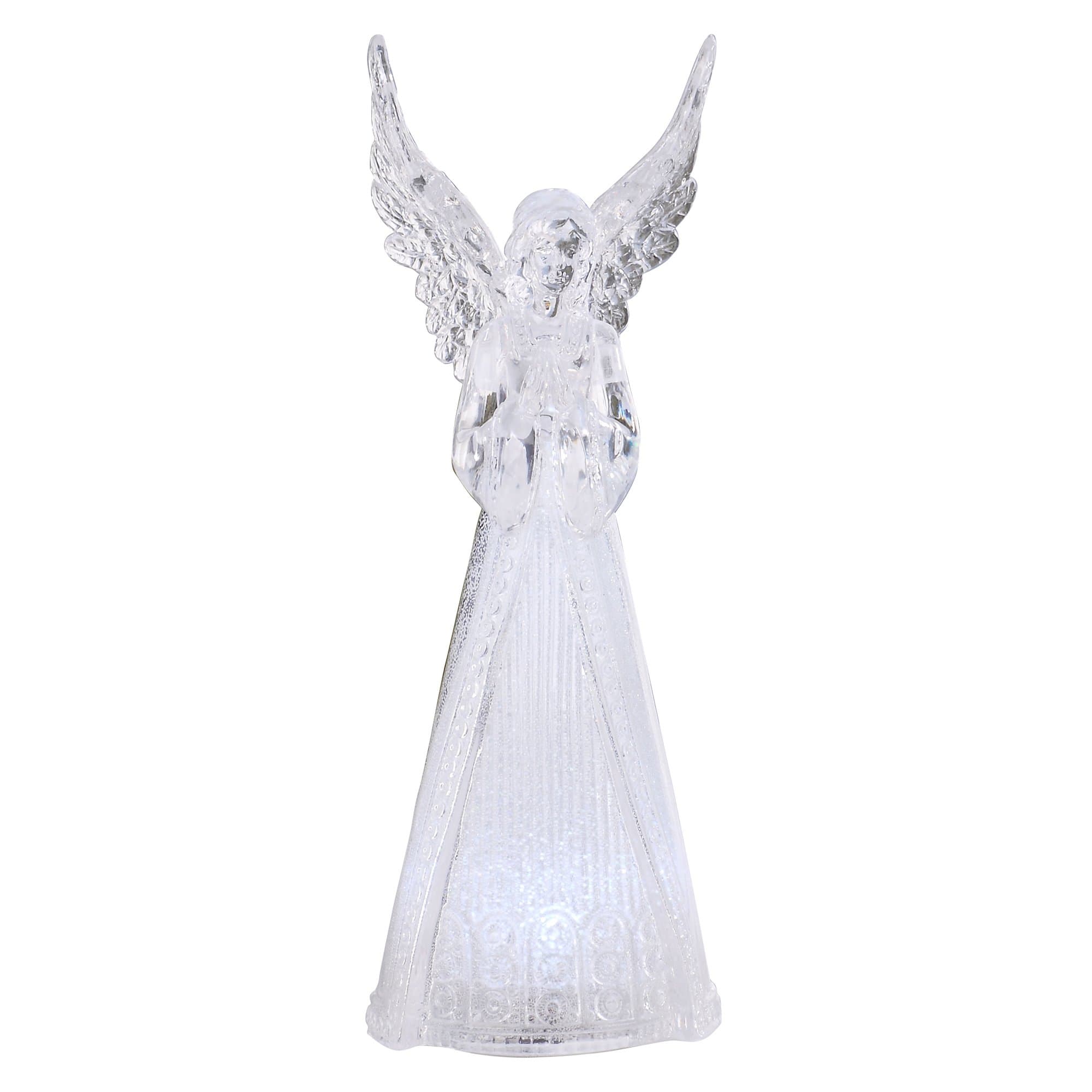 Napco Clear Angel Figure with LED
