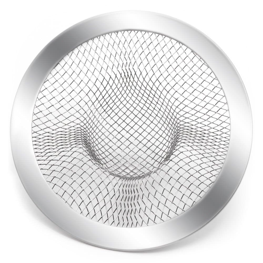 Sink Mesh Strainer(2pcs) Outer:2.75" Inner:1.2" Deep:1",Mesh Metal Sink Strainer,Stainless Steel Slop Basket Filter Trap,Bathroom Sink Drain Strainer,Mesh Metal Sink Strainer