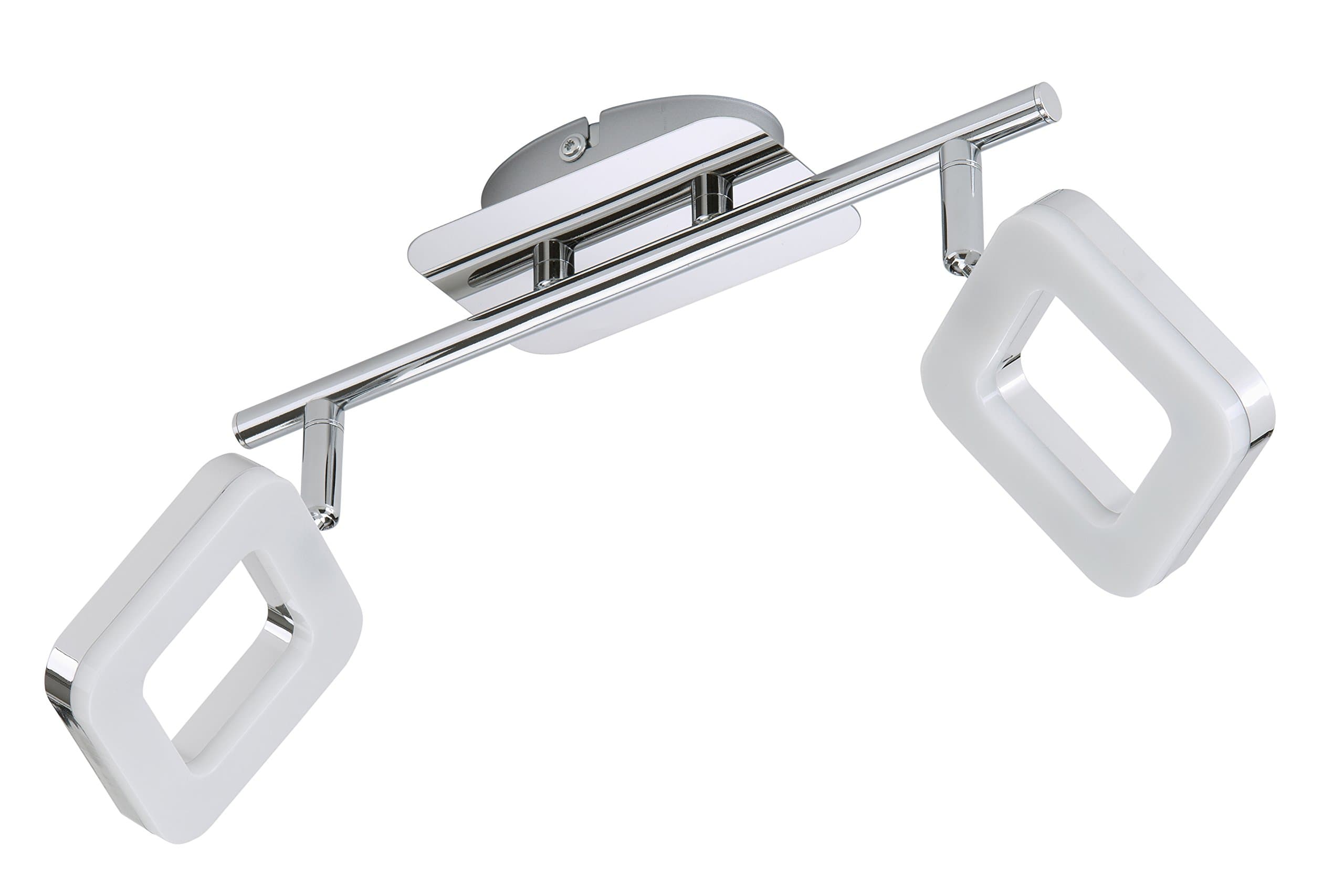 BRILONER LED Ceiling Light, Chrome, Integrated, 4 W, 330 lm