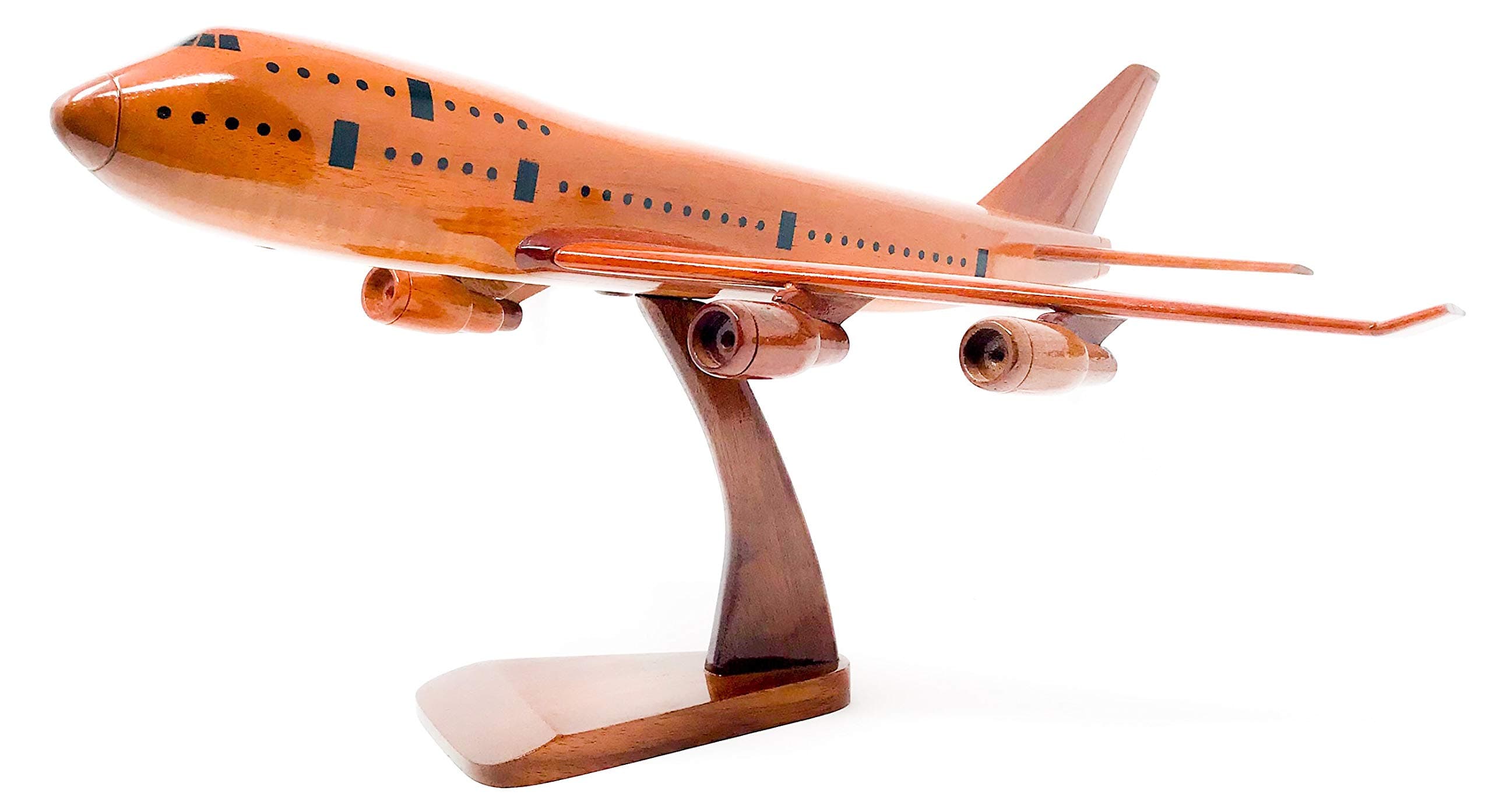 Boeing 747 Airplane Wood Model